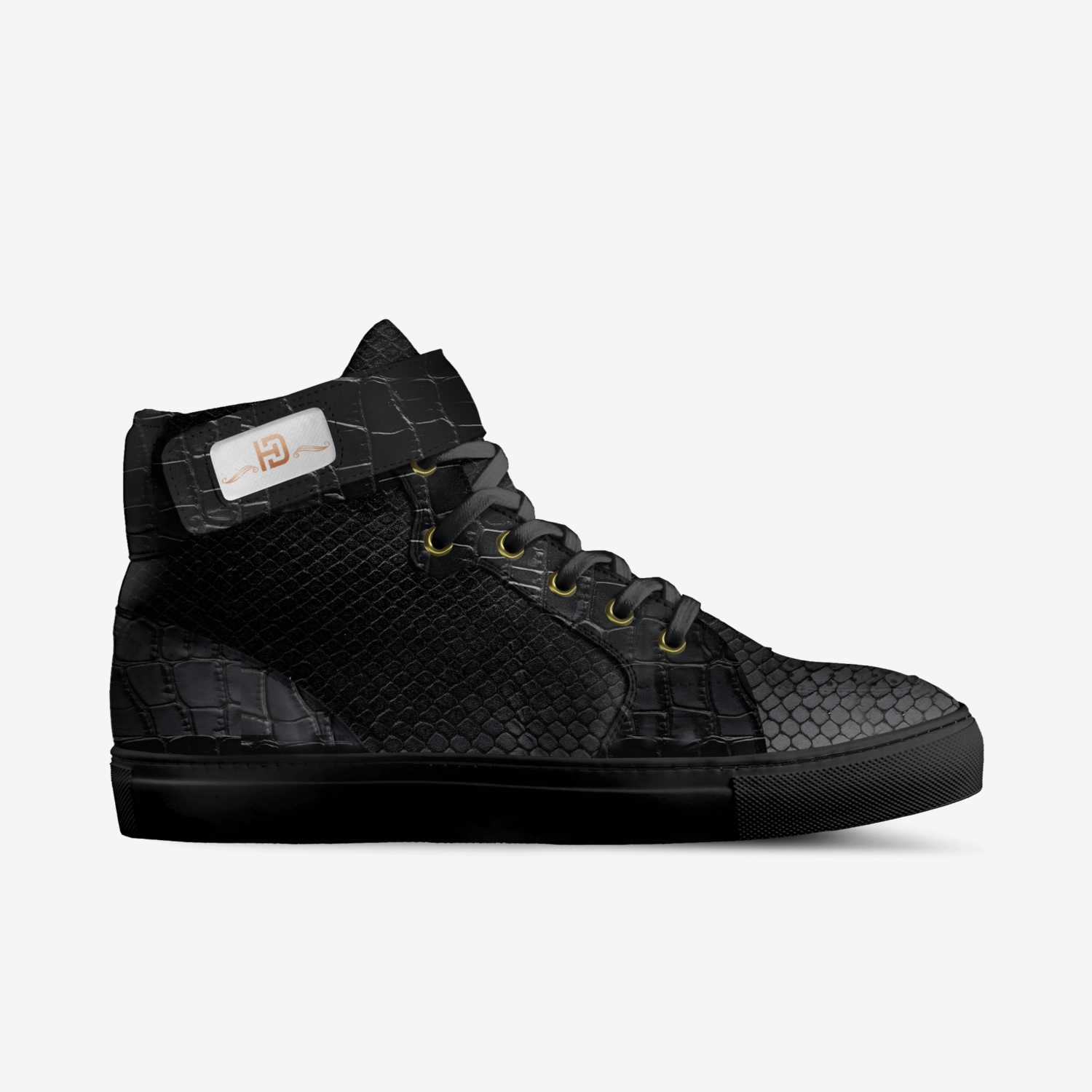 Luxury Noir by HOD custom made in Italy shoes by Jonathan Ellison | Side view