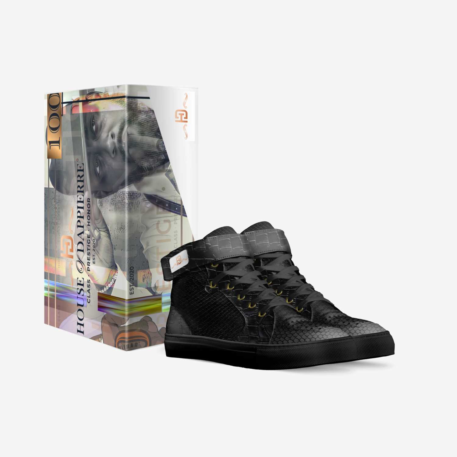 Luxury Noir by HOD custom made in Italy shoes by Jonathan Ellison | Box view