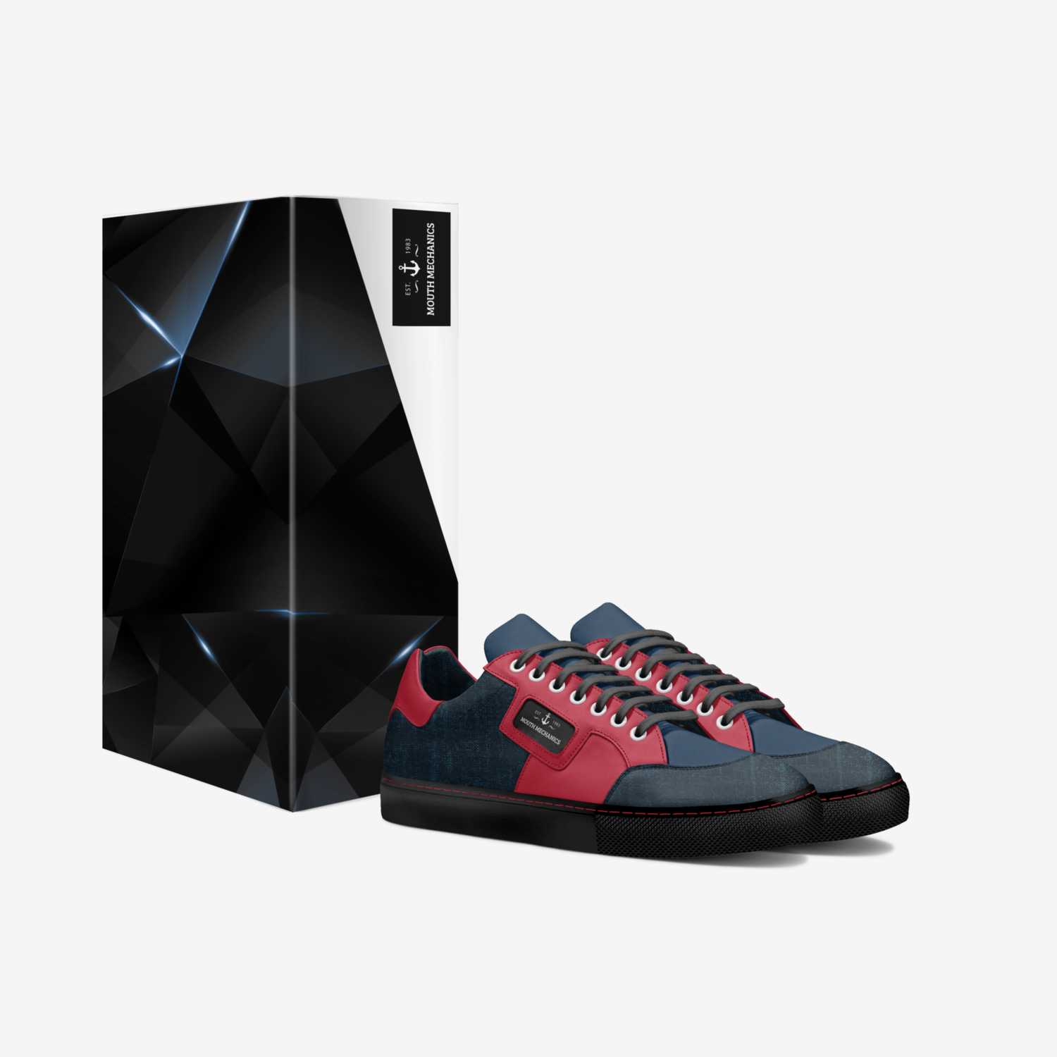 Mouth Mechanics custom made in Italy shoes by Jaylen Black | Box view