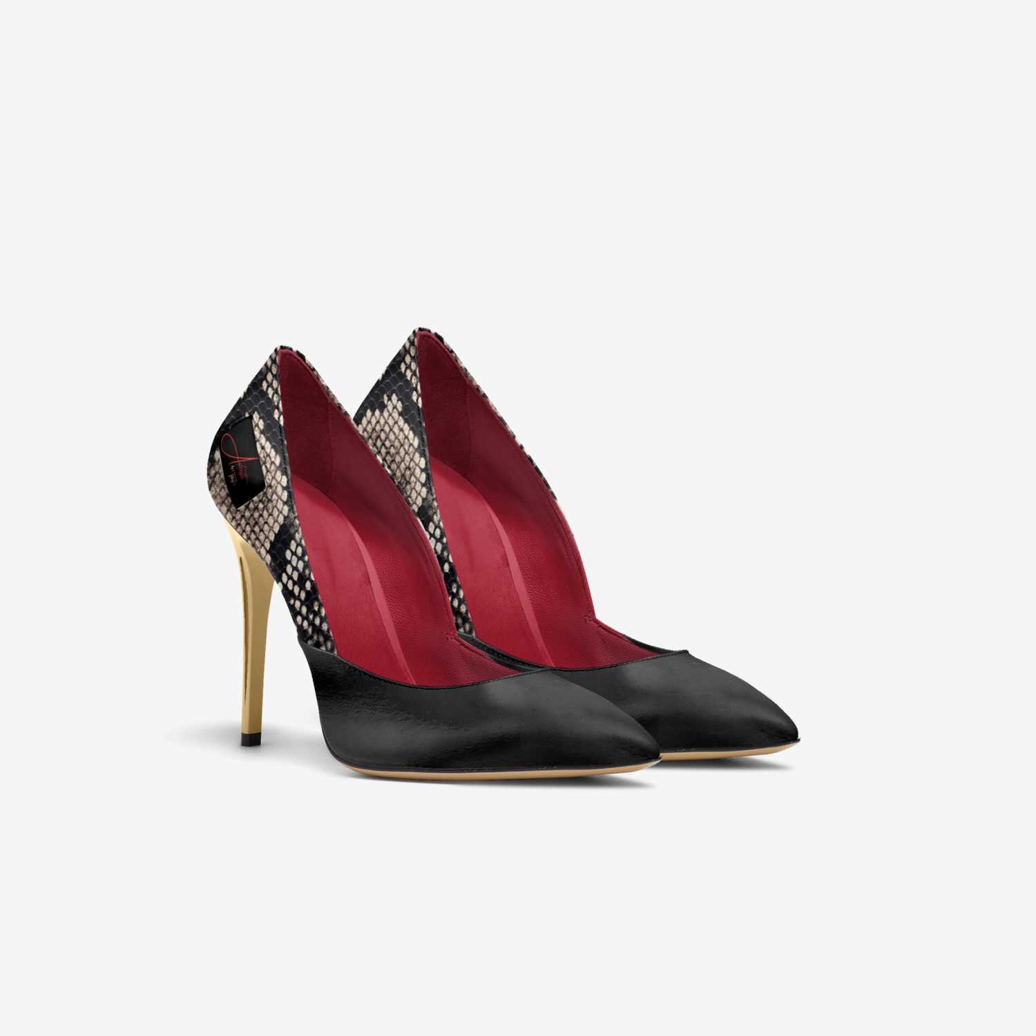 Astratta 2.0 custom made in Italy shoes by Tiffany Guido | Double view