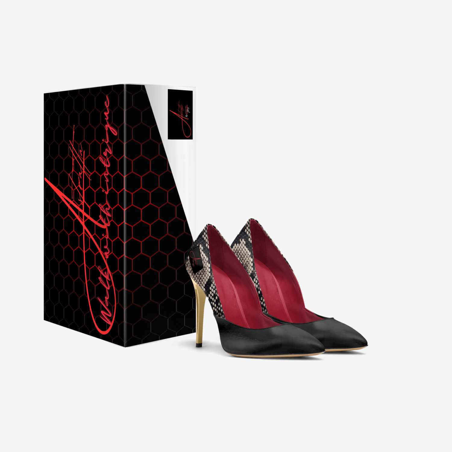 Astratta 2.0 custom made in Italy shoes by Tiffany Guido | Box view