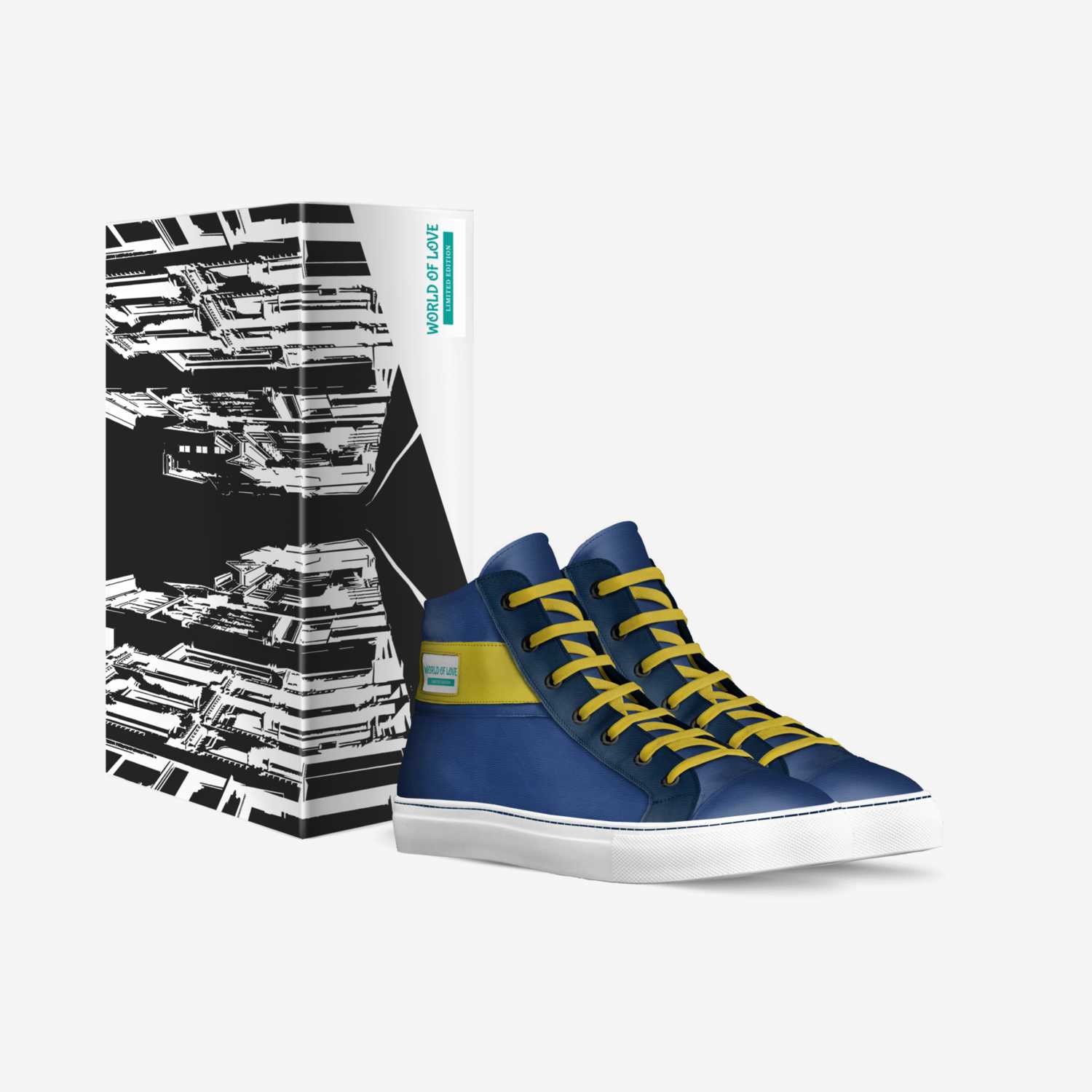 WORLD OF LOVE  custom made in Italy shoes by William Barnes | Box view