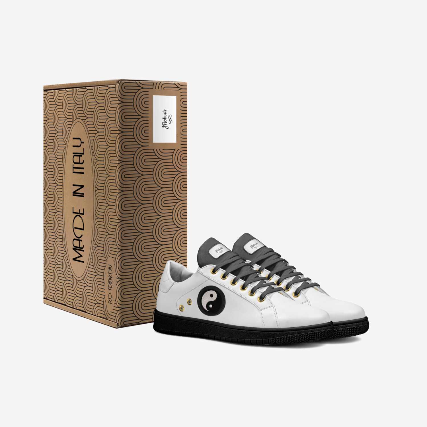 JRoberts custom made in Italy shoes by Jaylen Black | Box view