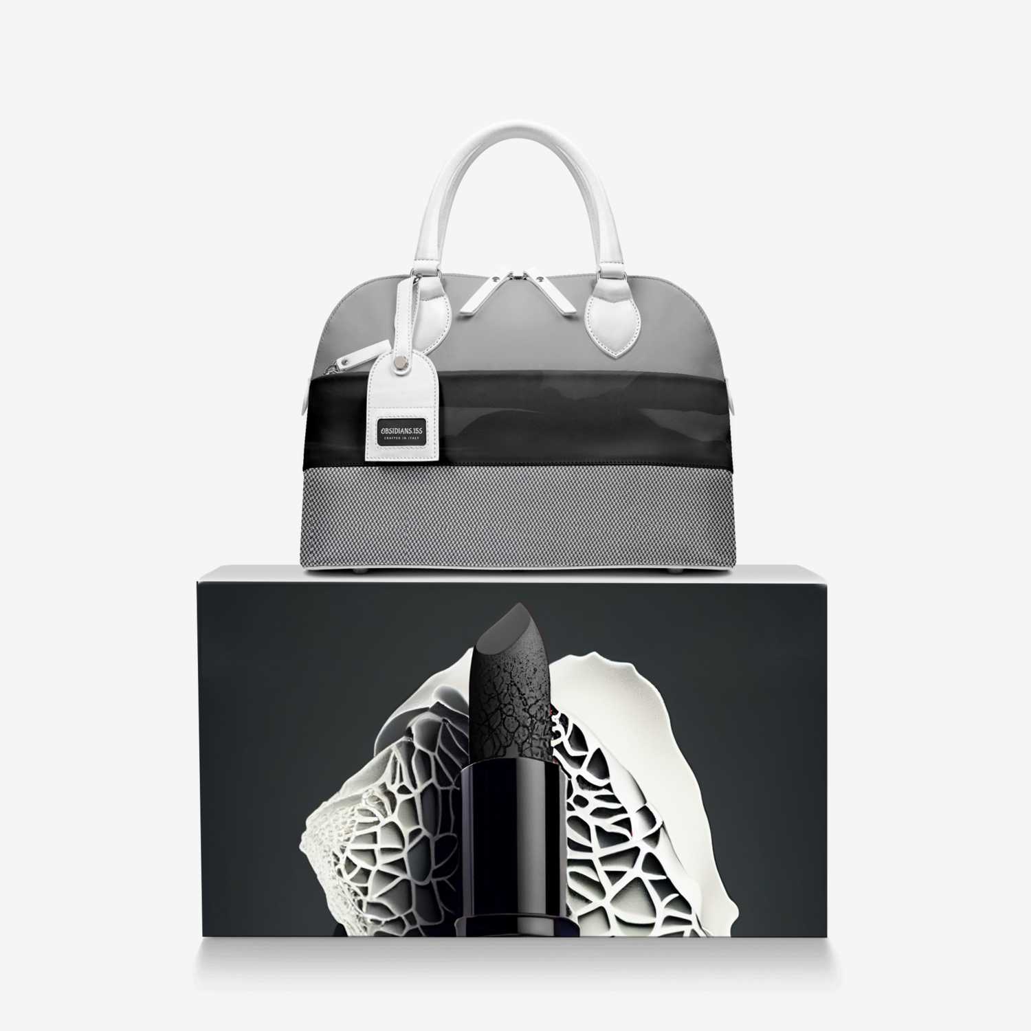 OBSIDIANS.15S custom made in Italy design by Monroe King | Over box view