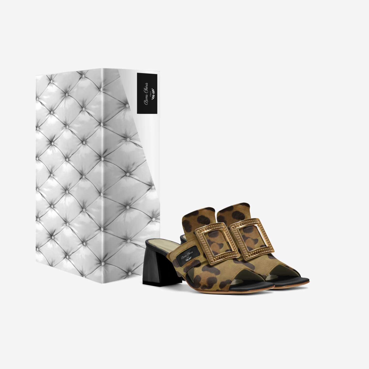 Bons Chéris custom made in Italy shoes by Amber Martinez | Box view