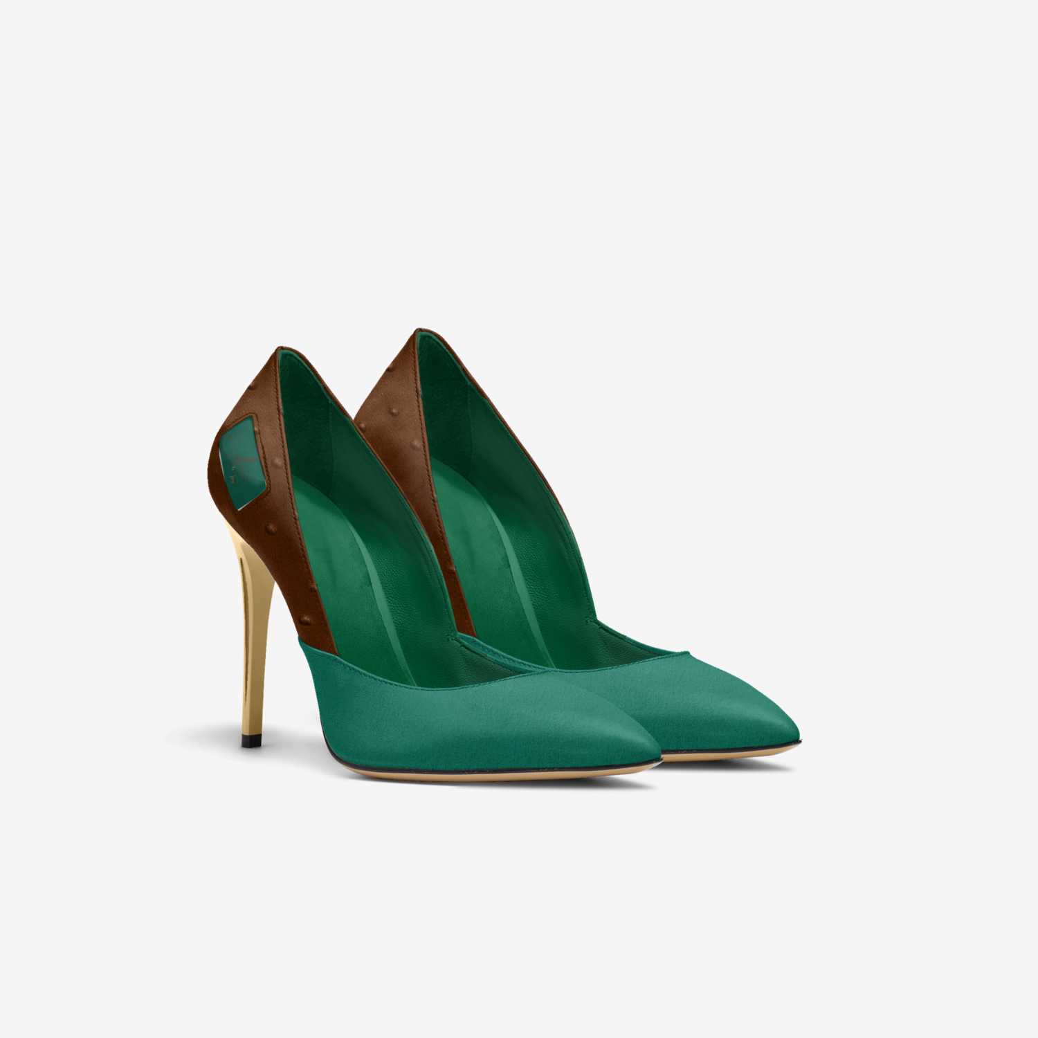 Luigina 19.29 custom made in Italy shoes by Tiffany Guido | Double view