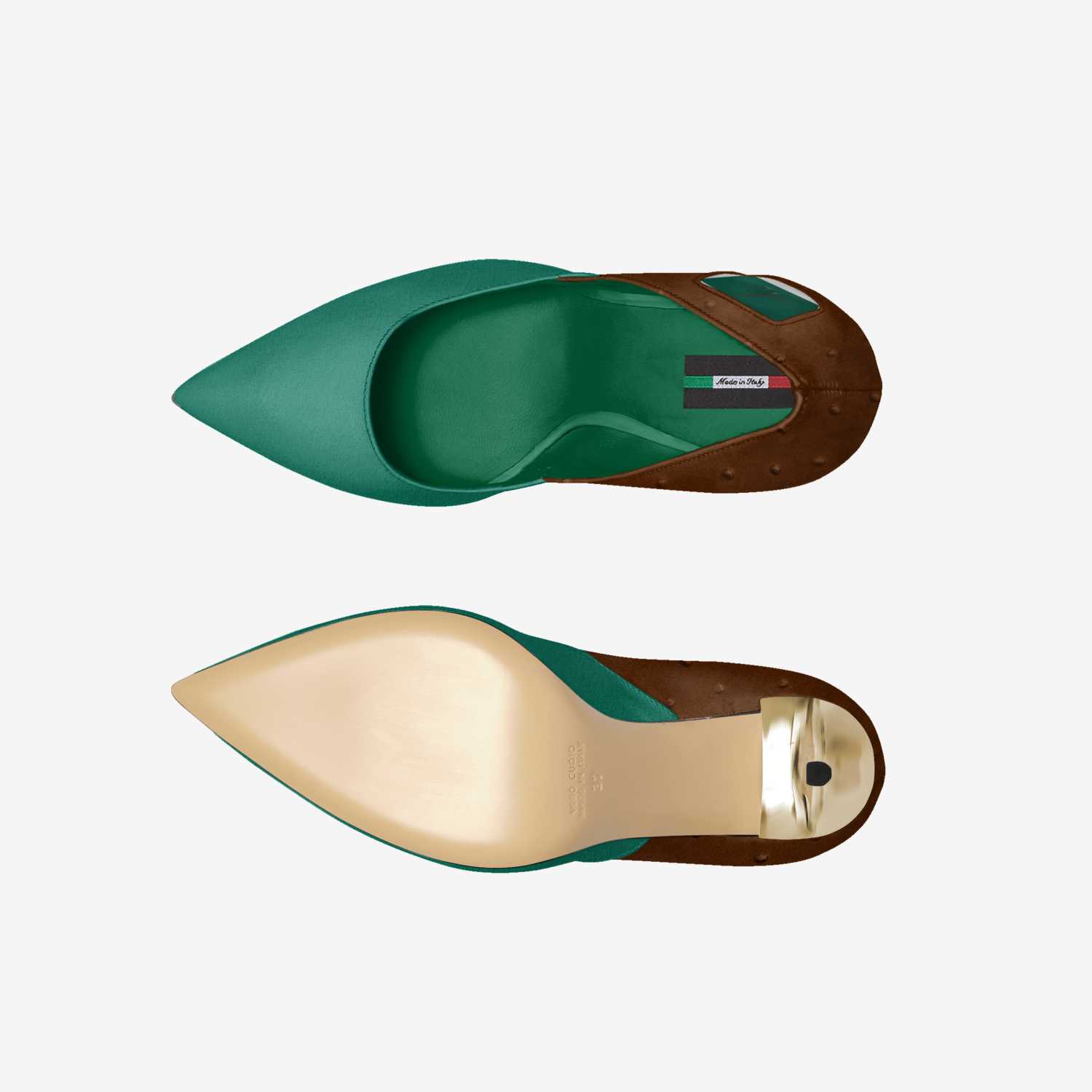 Luigina 19.29 custom made in Italy shoes by Tiffany Guido | Top view