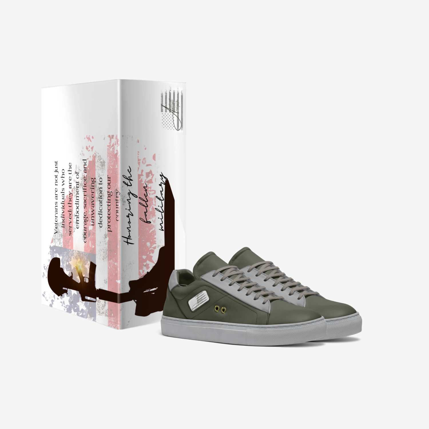 VeteranStride .92 custom made in Italy shoes by Tiffany Guido | Box view