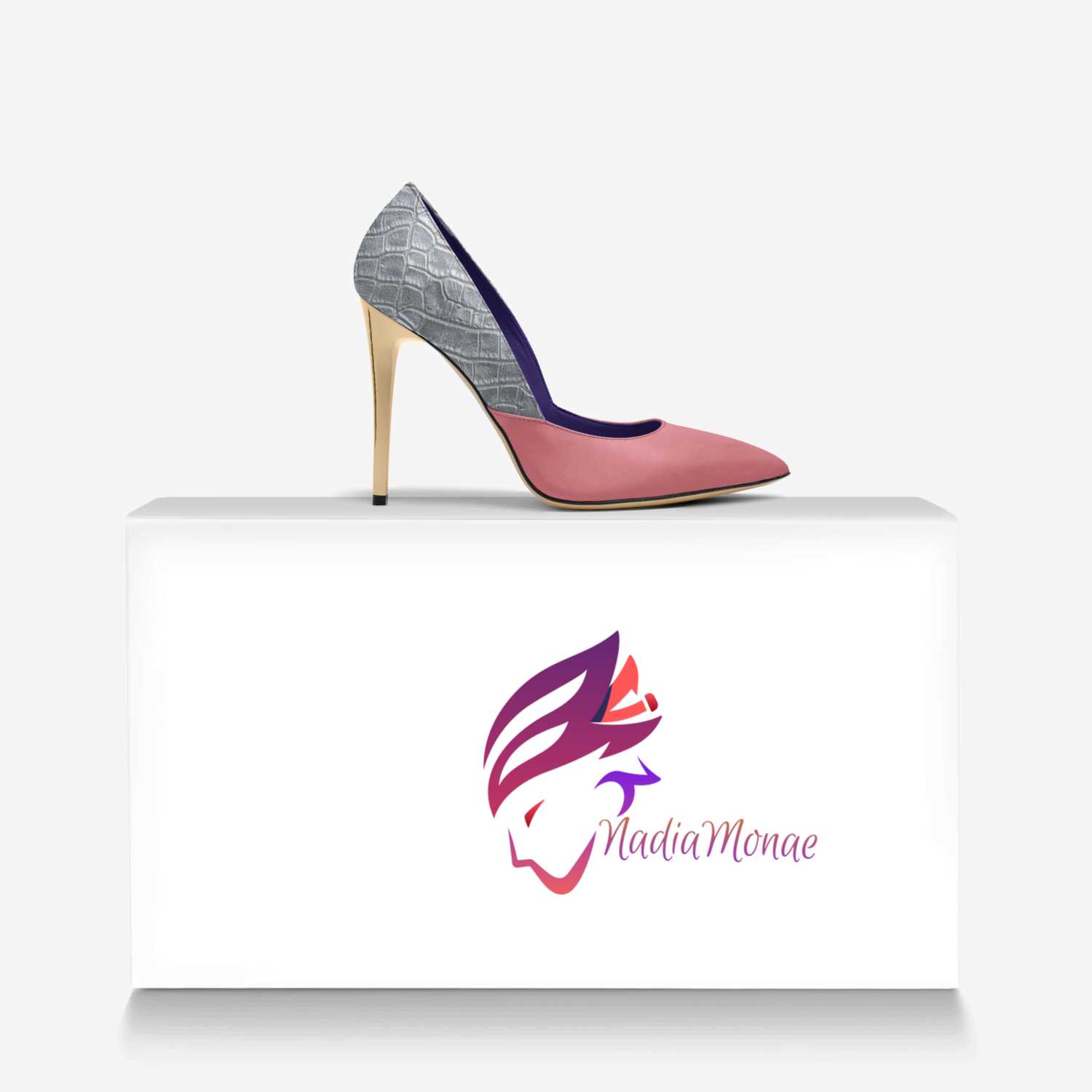 NadiaMonae-Grace custom made in Italy shoes by Nadia Monae | Over box view