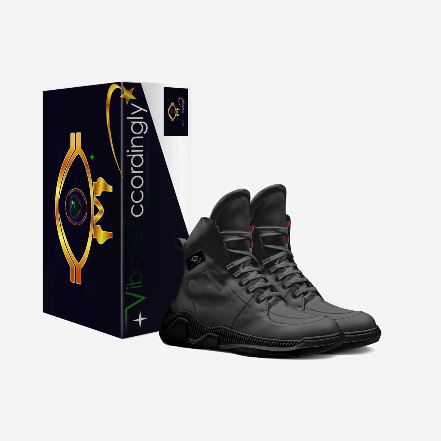 FR3QUENCY23 custom made in Italy shoes by El'I Mcdonald Sr | Box view