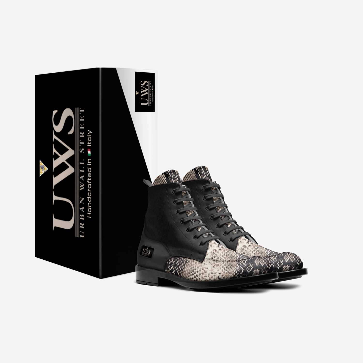 Battery Parks custom made in Italy shoes by Urbanwallstreet Earl | Box view