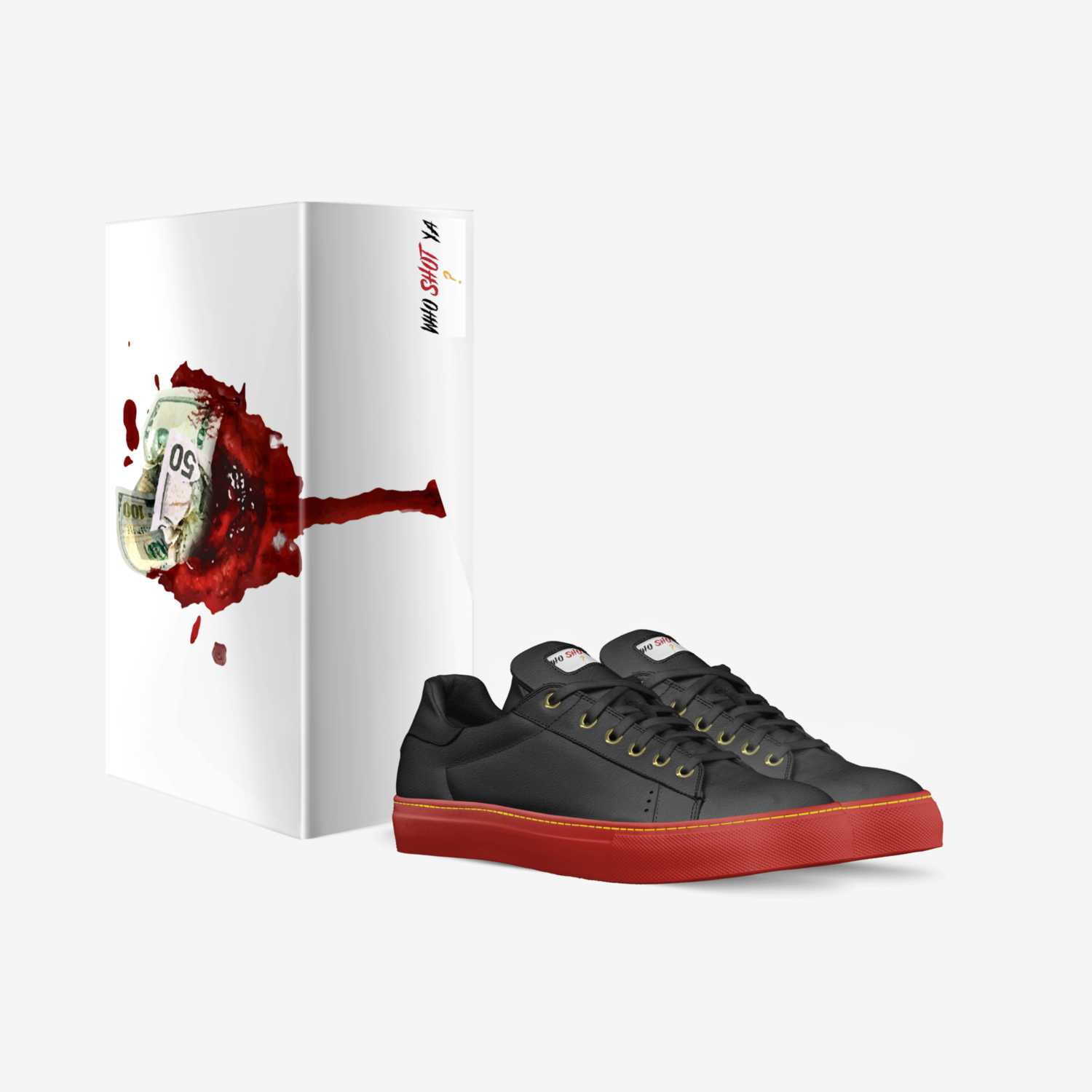 Who Shot Ya? custom made in Italy shoes by Xavier R | Box view