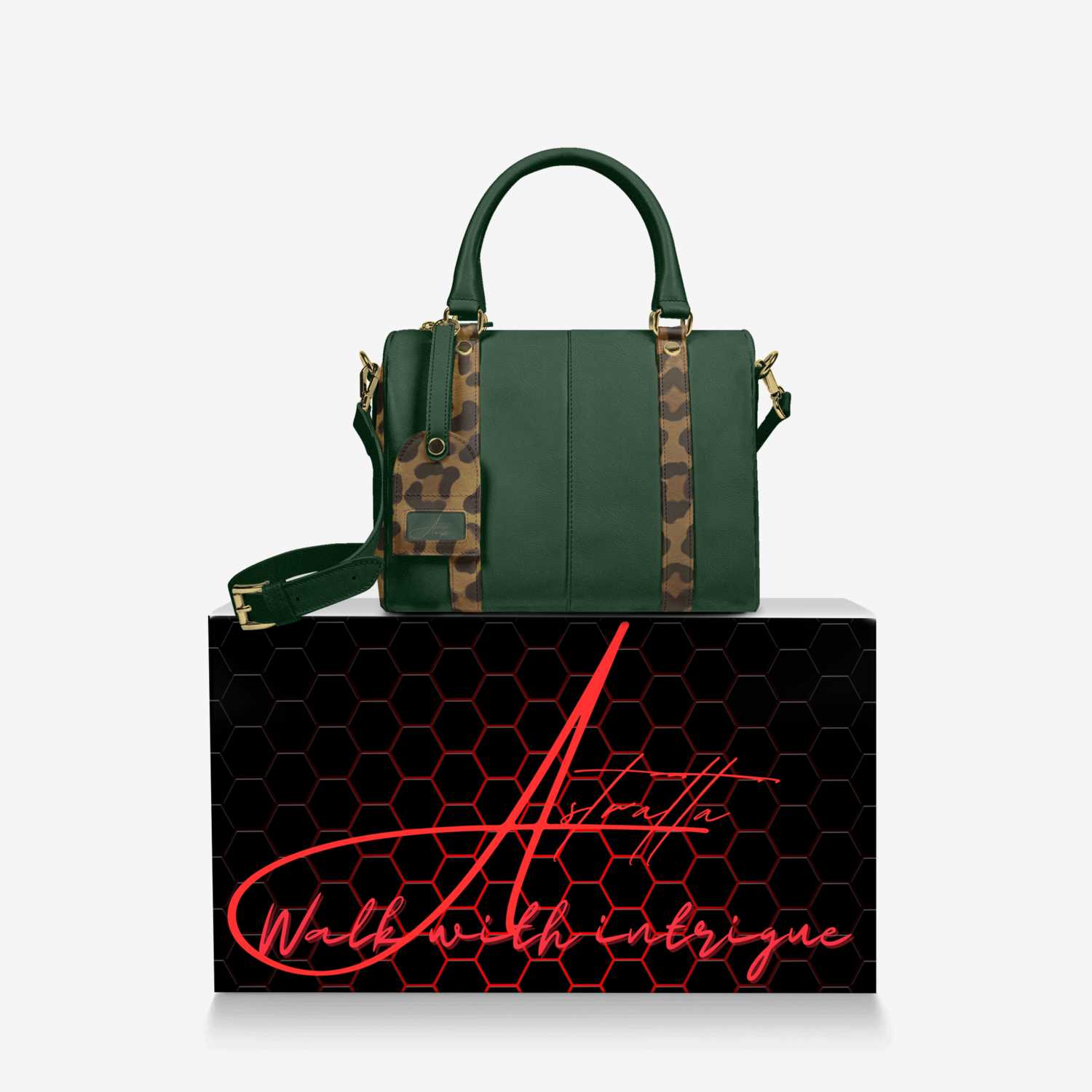 Astratta custom made in Italy design by Tiffany Guido | Over box view
