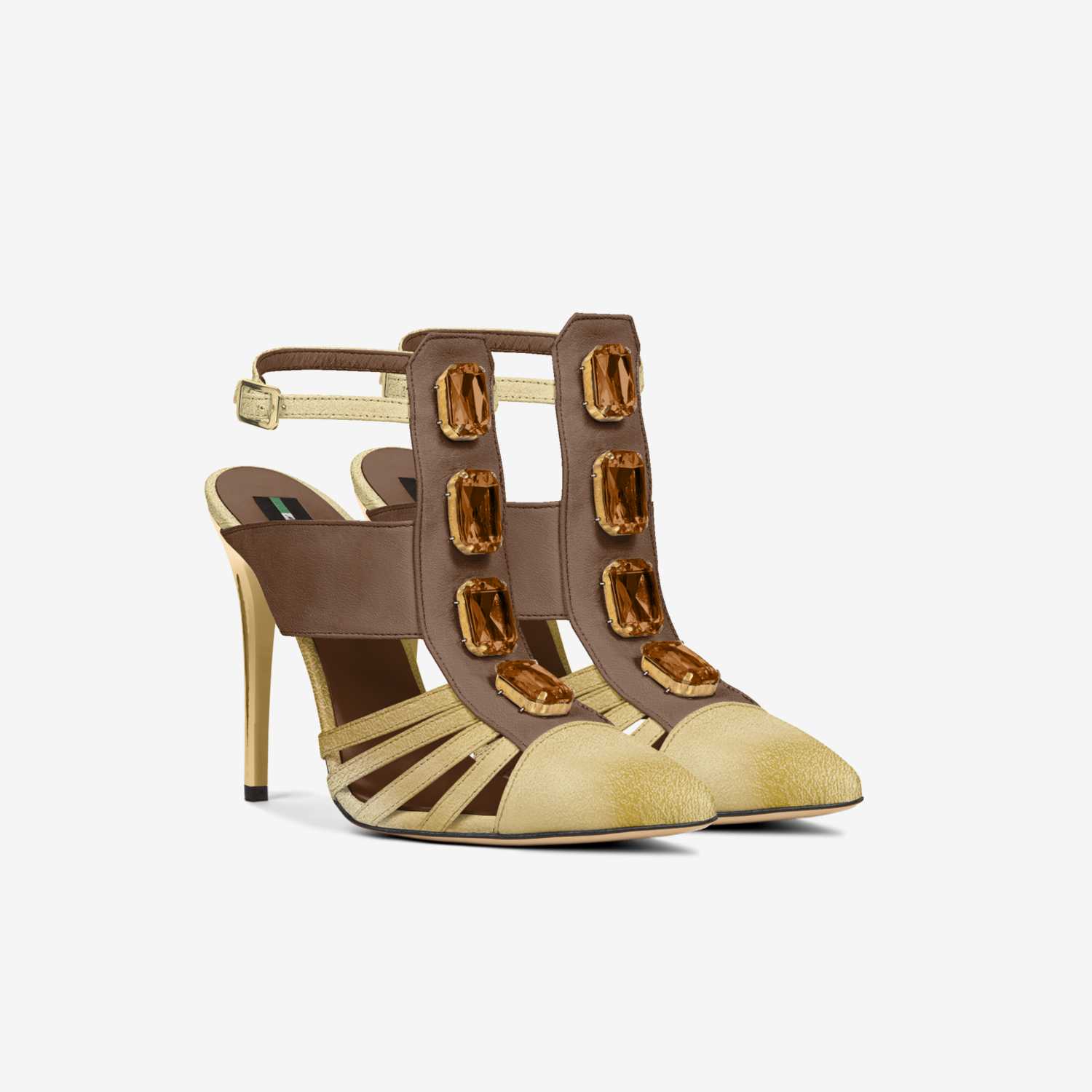 GEMZ II custom made in Italy shoes by Jahi Ali-bey | Double view
