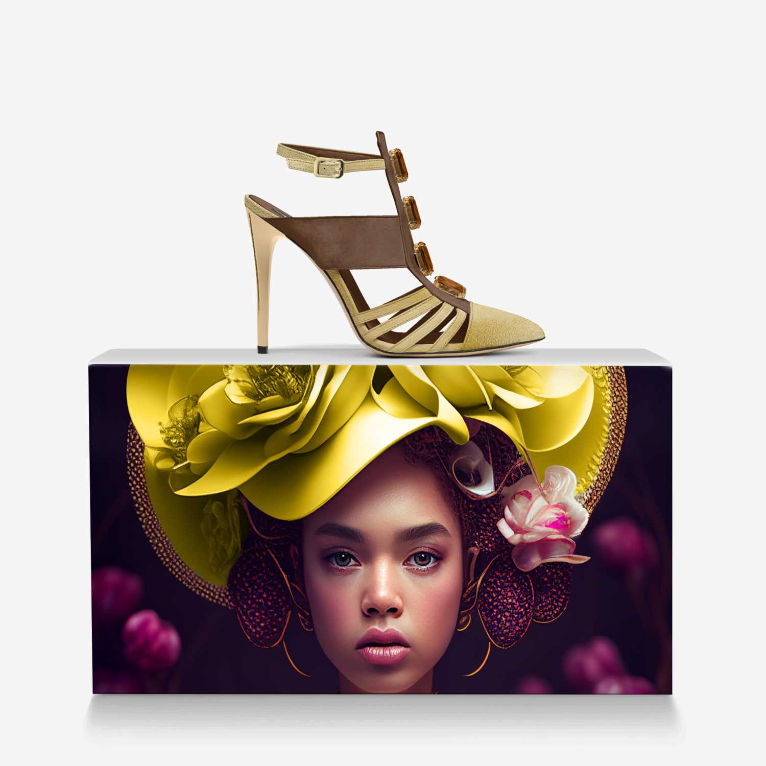 GEMZ II custom made in Italy shoes by Jahi Ali-bey | Over box view
