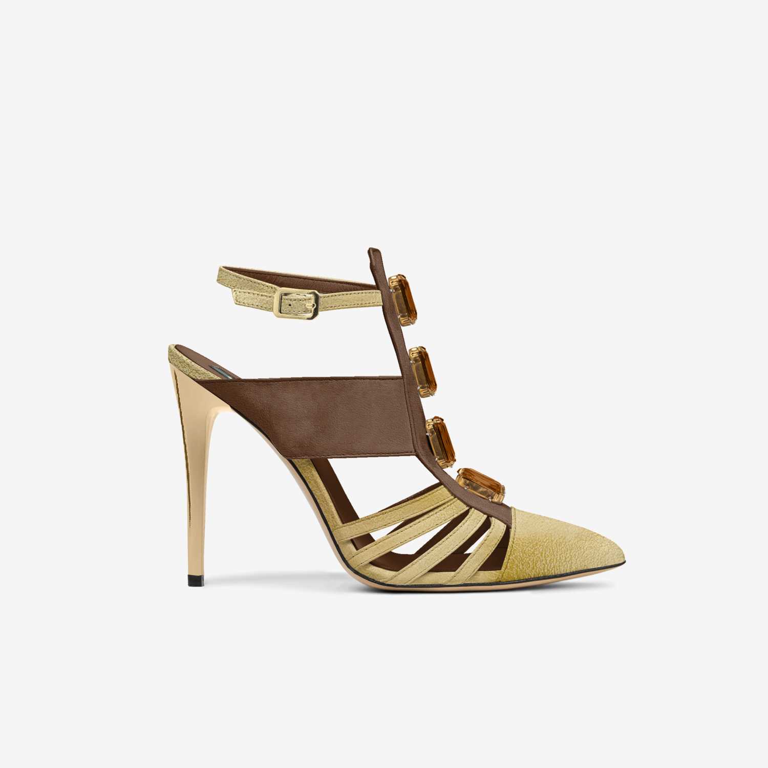 GEMZ II custom made in Italy shoes by Jahi Ali-bey | Side view