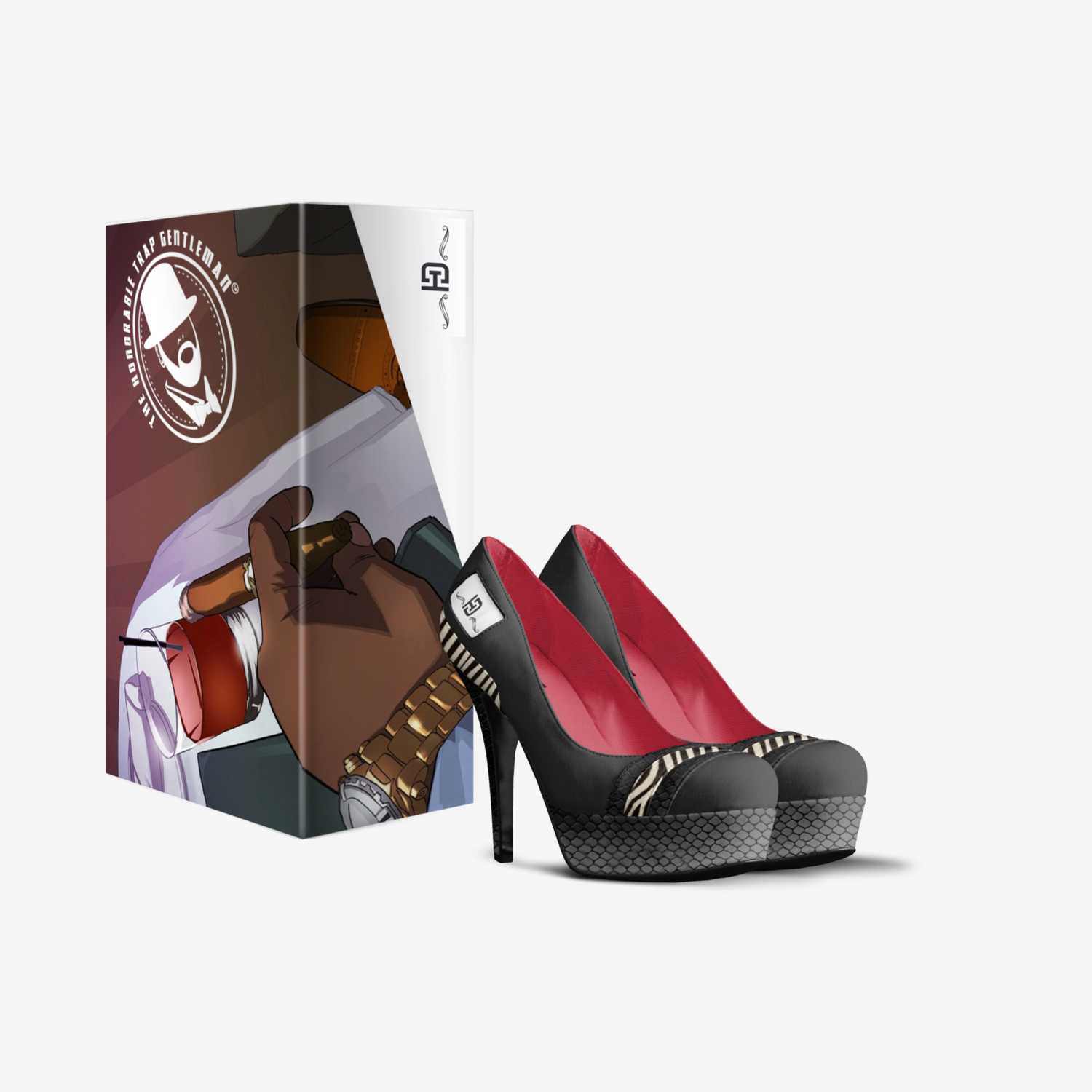 Luxury Colour Très custom made in Italy shoes by Jonathan Ellison | Box view