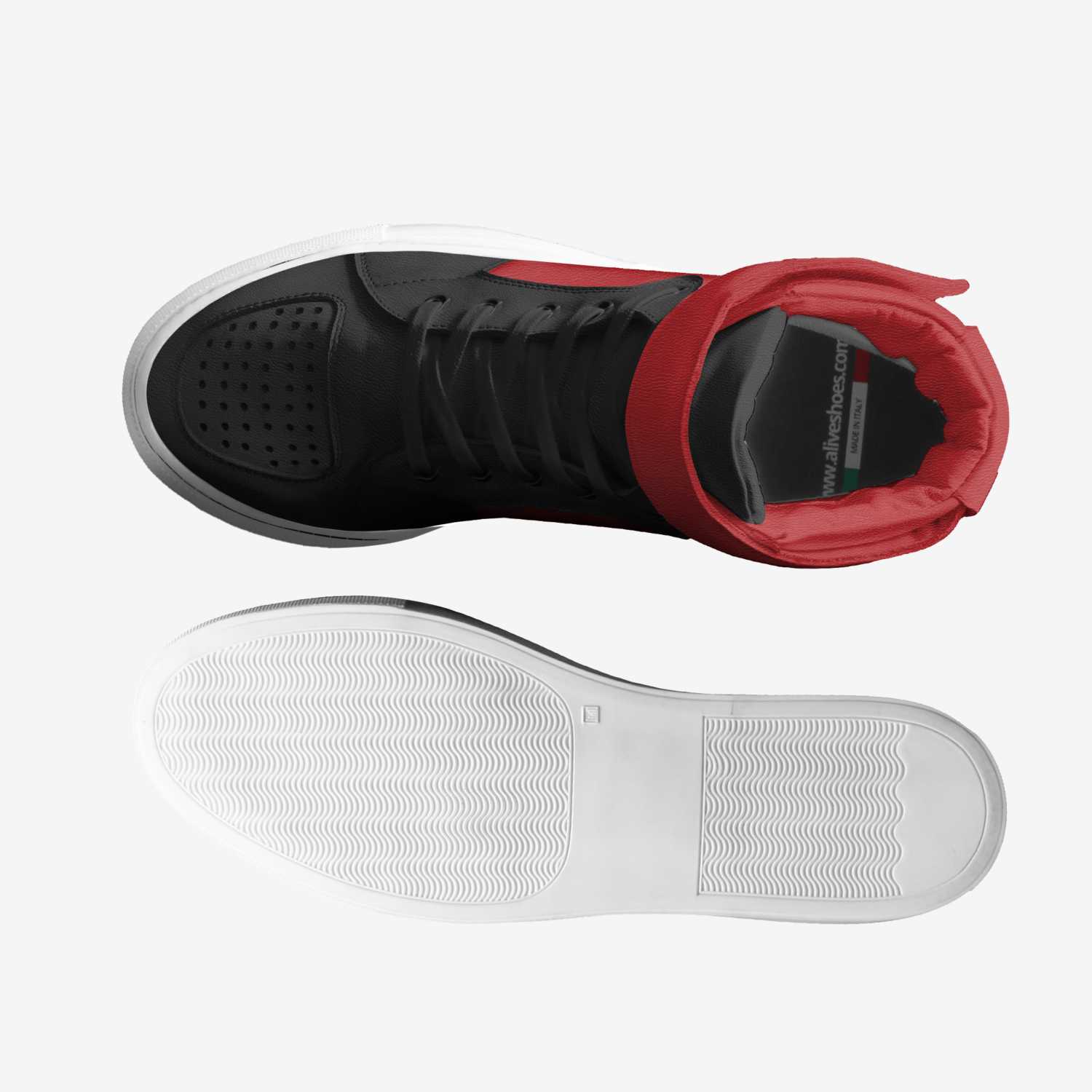 SnUKS custom made in Italy shoes by Carl Wilson | Top view