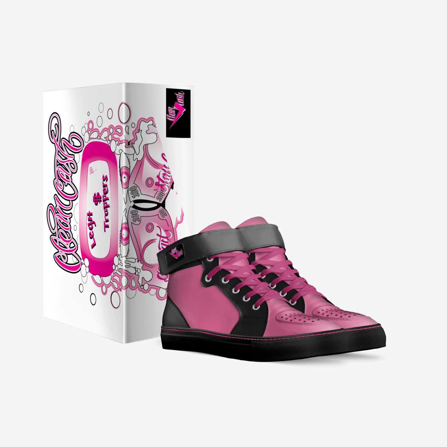 Clean Cash jays custom made in Italy shoes by Deon Landry | Box view