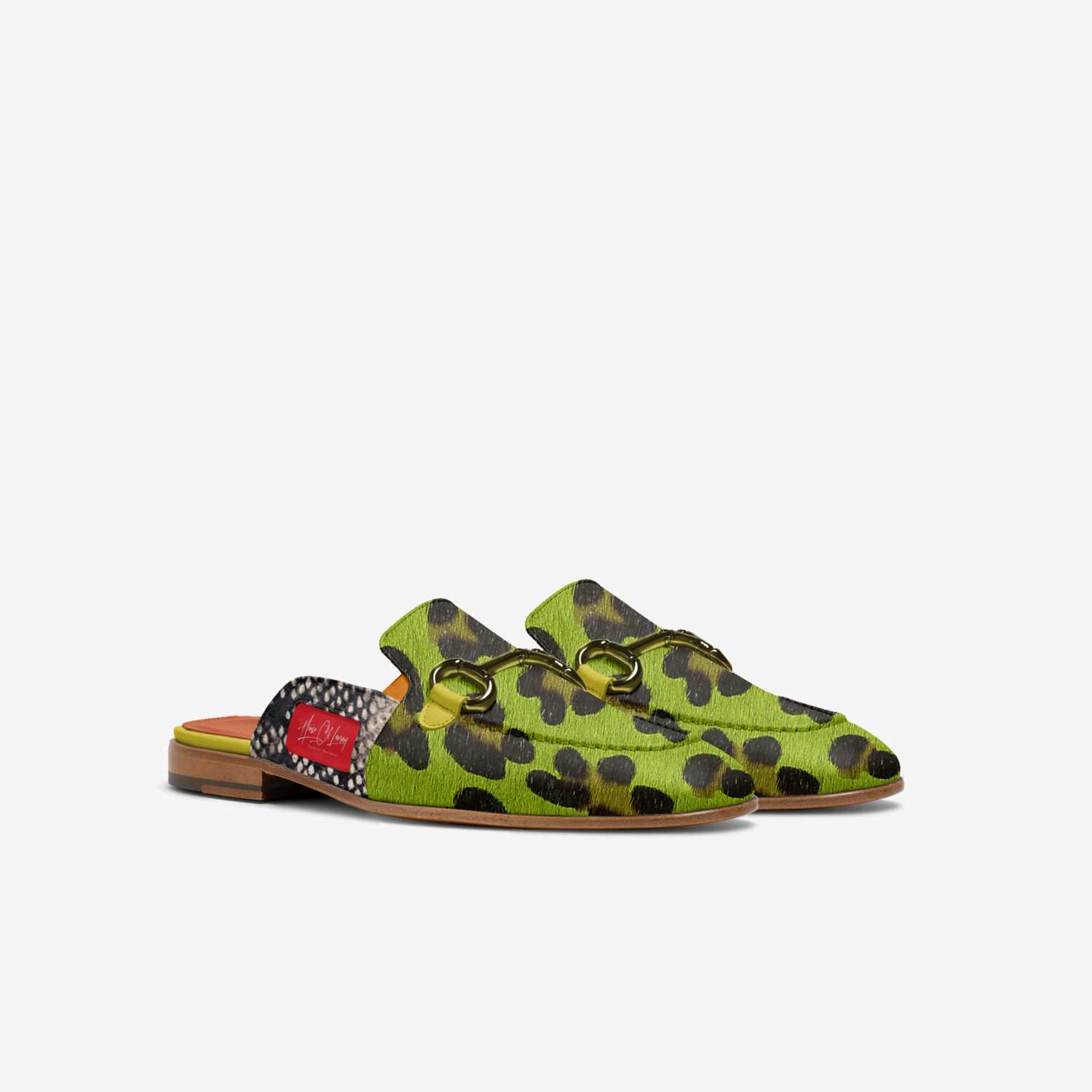ahsinyar custom made in Italy shoes by Colette Bates | Double view