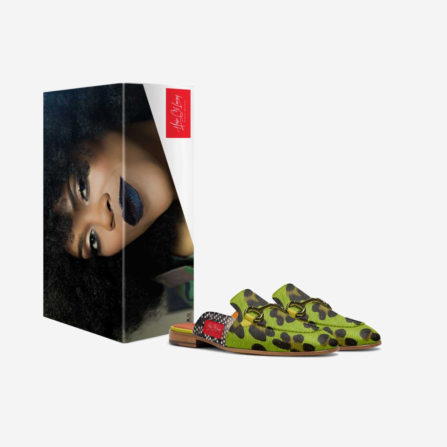 ahsinyar custom made in Italy shoes by Colette Bates | Box view