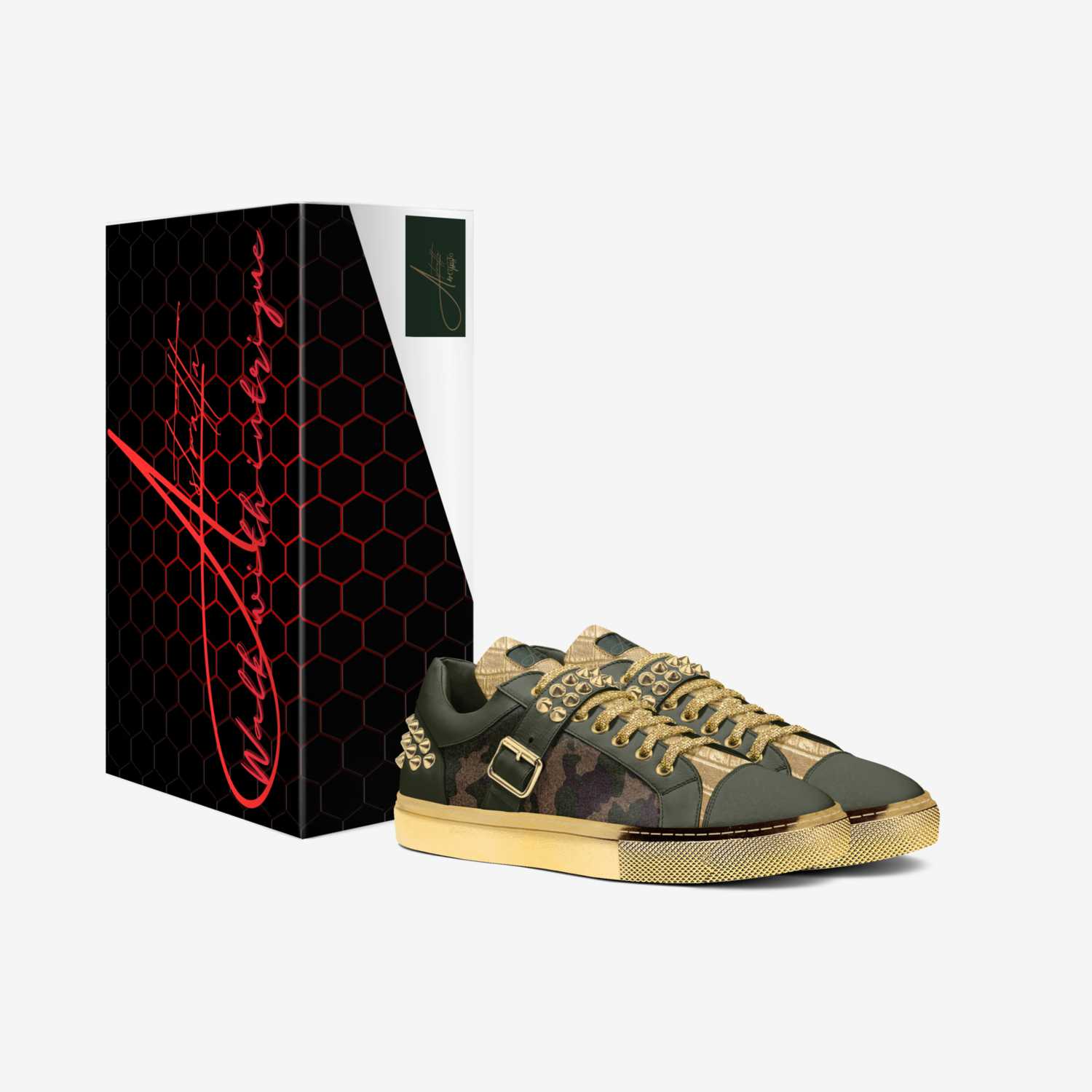 Sofia .16 custom made in Italy shoes by Tiffany Guido | Box view