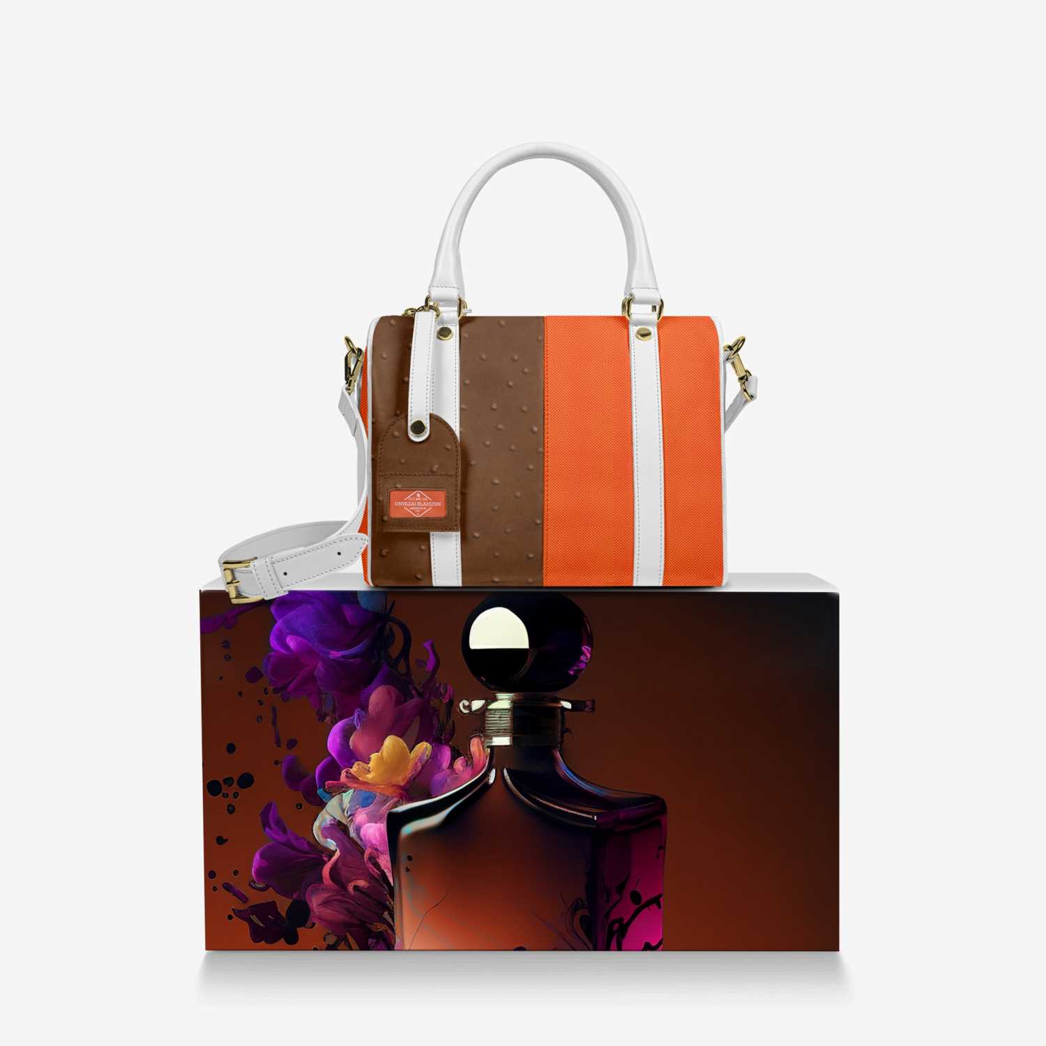 Onyazai Blahunn custom made in Italy design by Jahi Ali-bey | Over box view