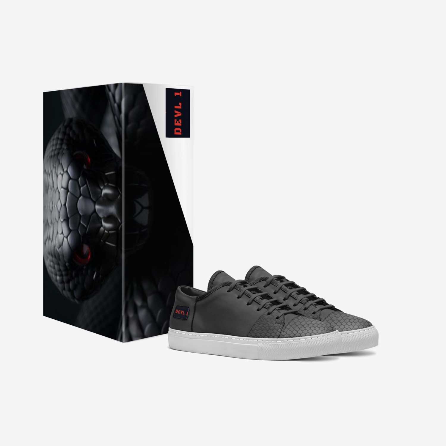 DEVL 1 custom made in Italy shoes by Jay Rock | Box view