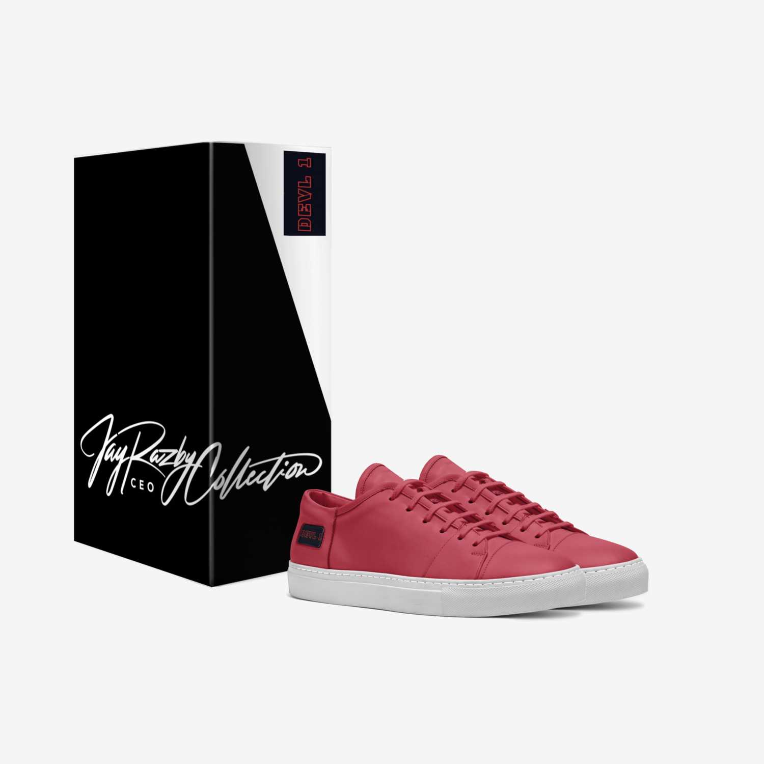 DEVL 1 custom made in Italy shoes by Jay Rock | Box view