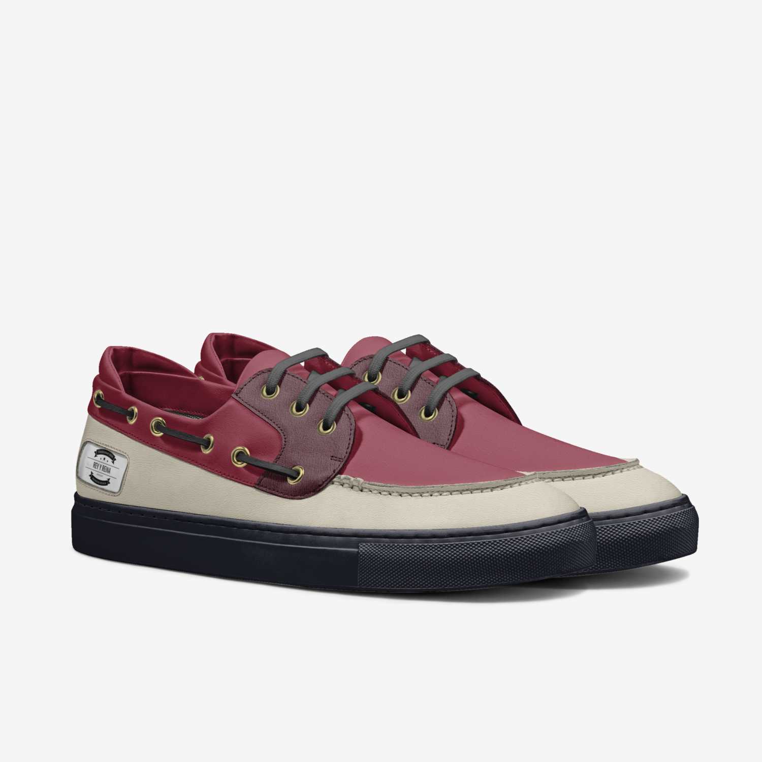 Rey y Reina custom made in Italy shoes by Sista Reign | Double view