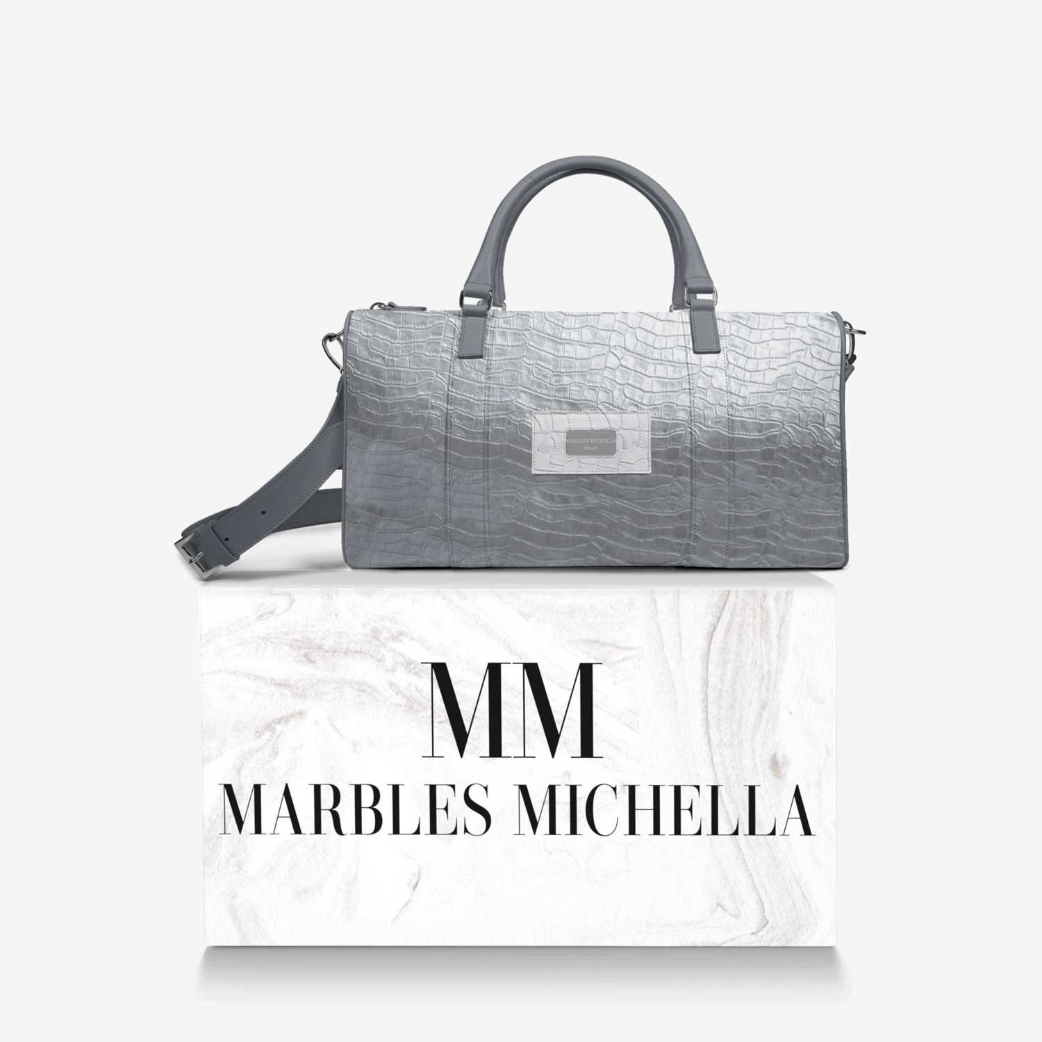 MARBLES MICHELLA custom made in Italy design by Michella Gurley | Over box view