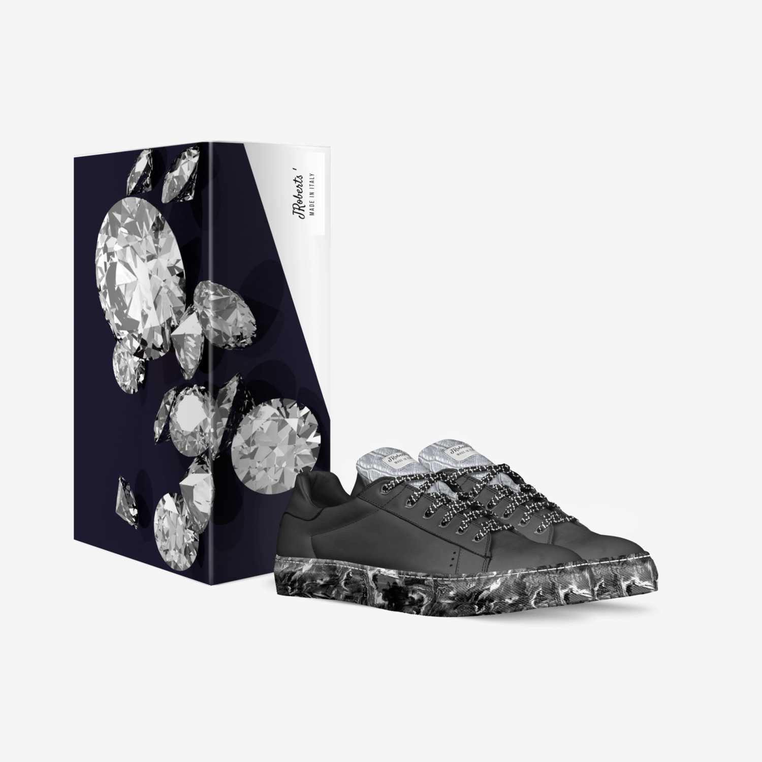 JRoberts custom made in Italy shoes by Jaylen Black | Box view