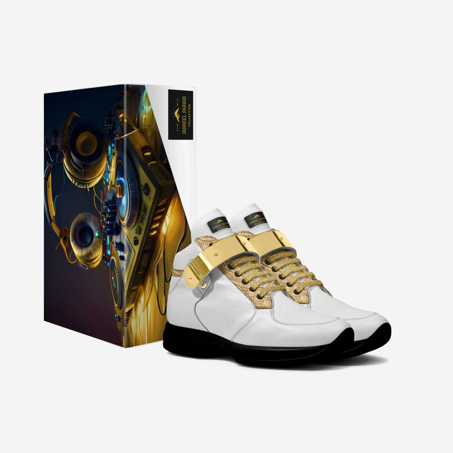 Janniel Parris custom made in Italy shoes by Ryan Garner | Box view