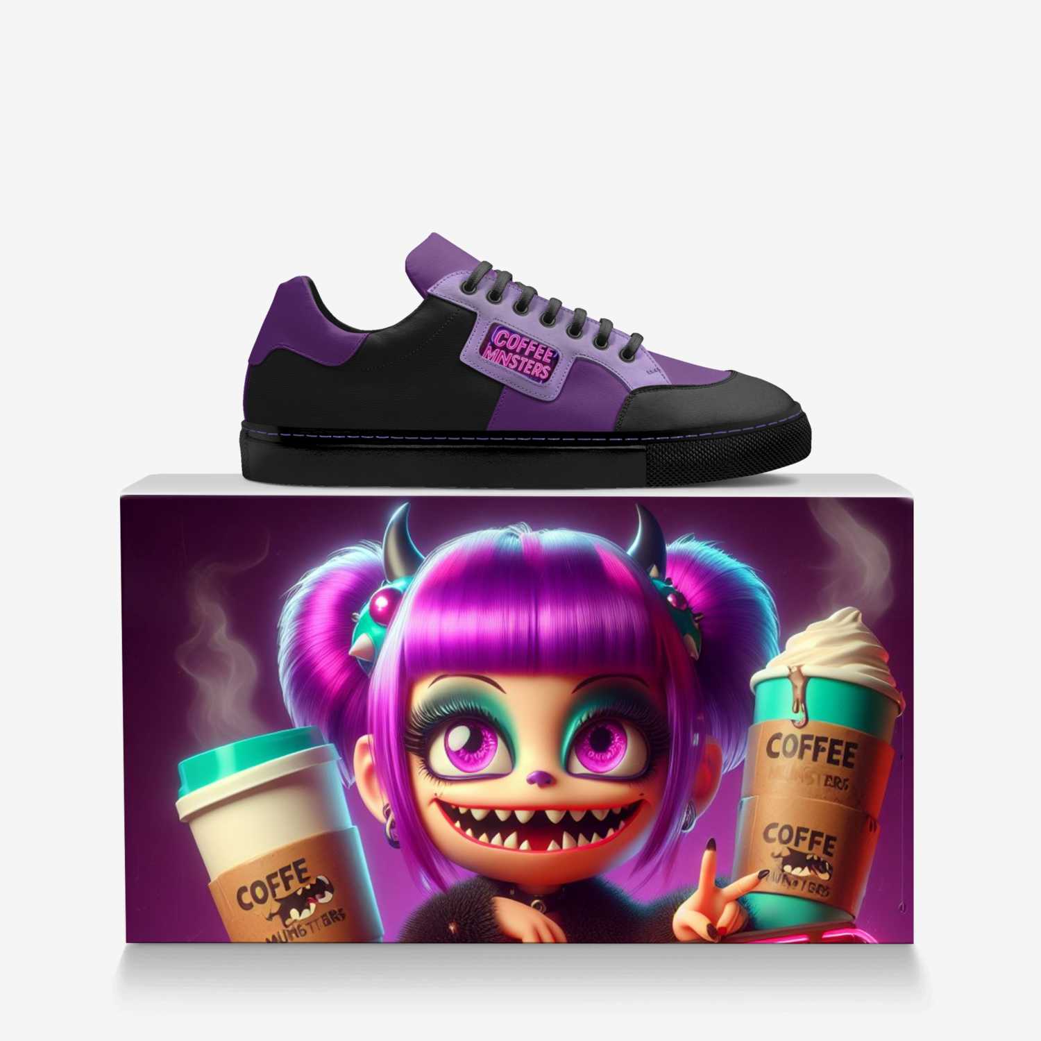 coffemnsterchic custom made in Italy shoes by Russell Martindale | Over box view