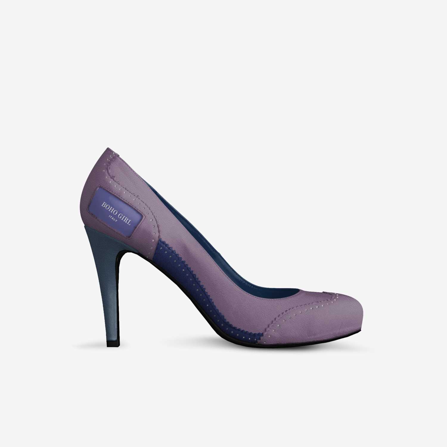 BOHO GIRL custom made in Italy shoes by Marijke Verkerk Design | Side view