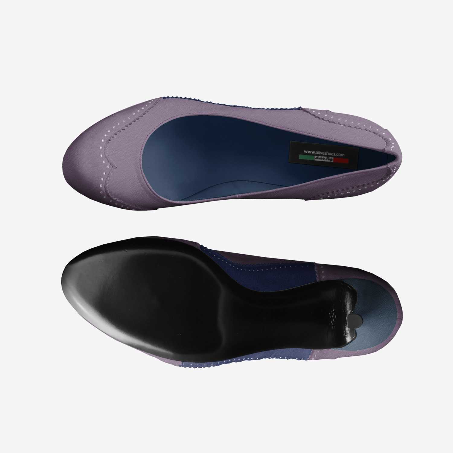 BOHO GIRL custom made in Italy shoes by Marijke Verkerk Design | Top view