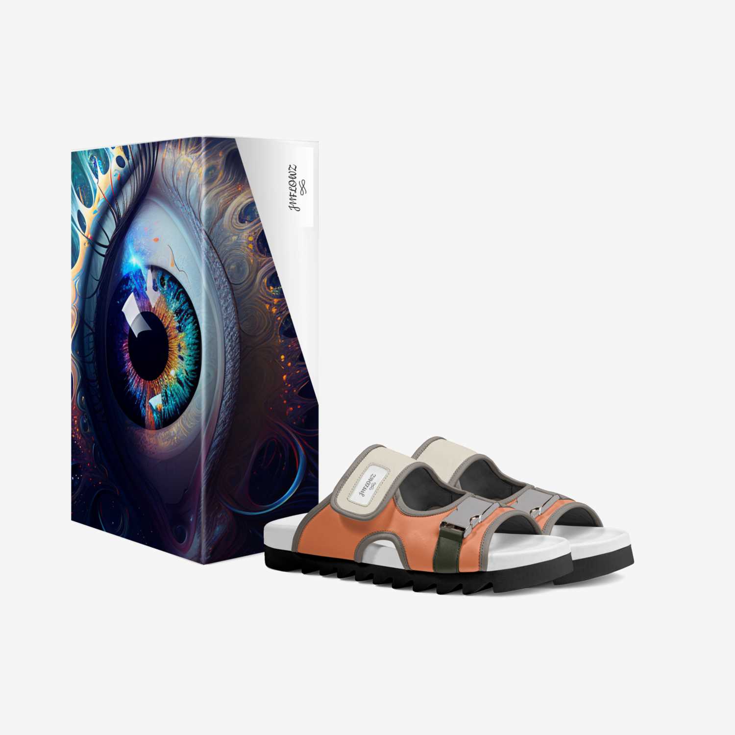 J11FLOWZ  custom made in Italy shoes by Gil Ansah | Box view