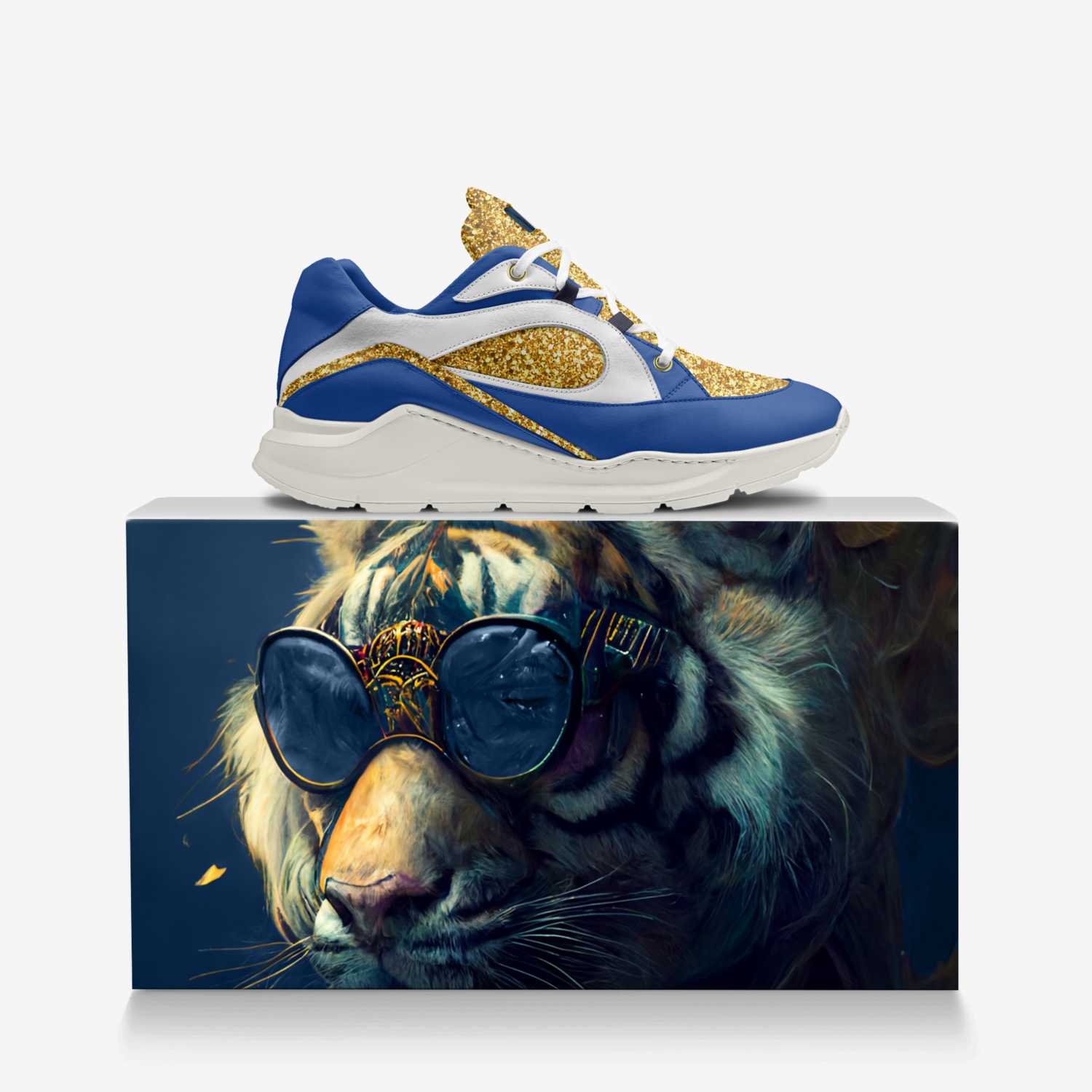SLICK V custom made in Italy shoes by Rodney Wilson | Over box view
