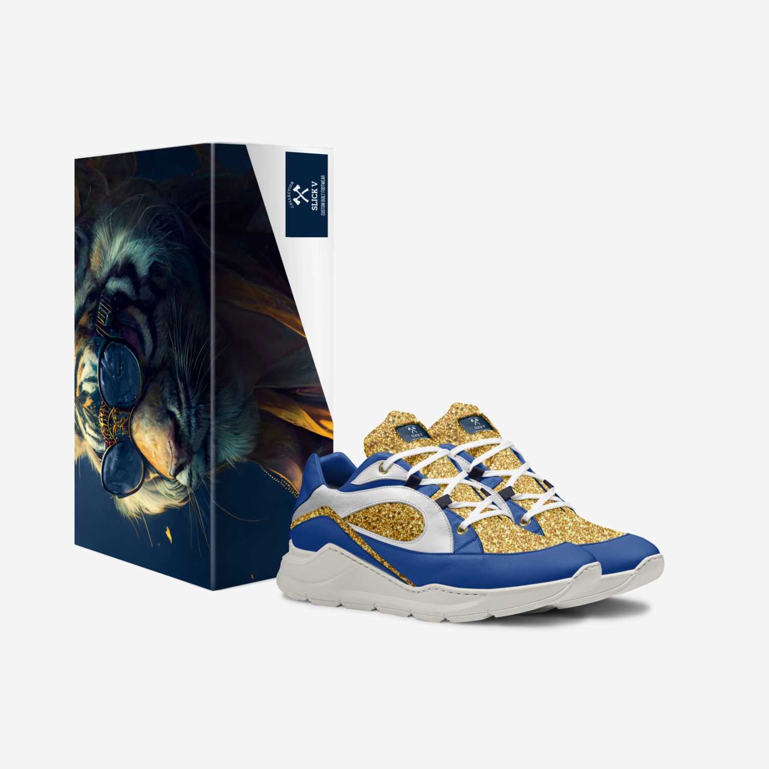 SLICK V custom made in Italy shoes by Rodney Wilson | Box view