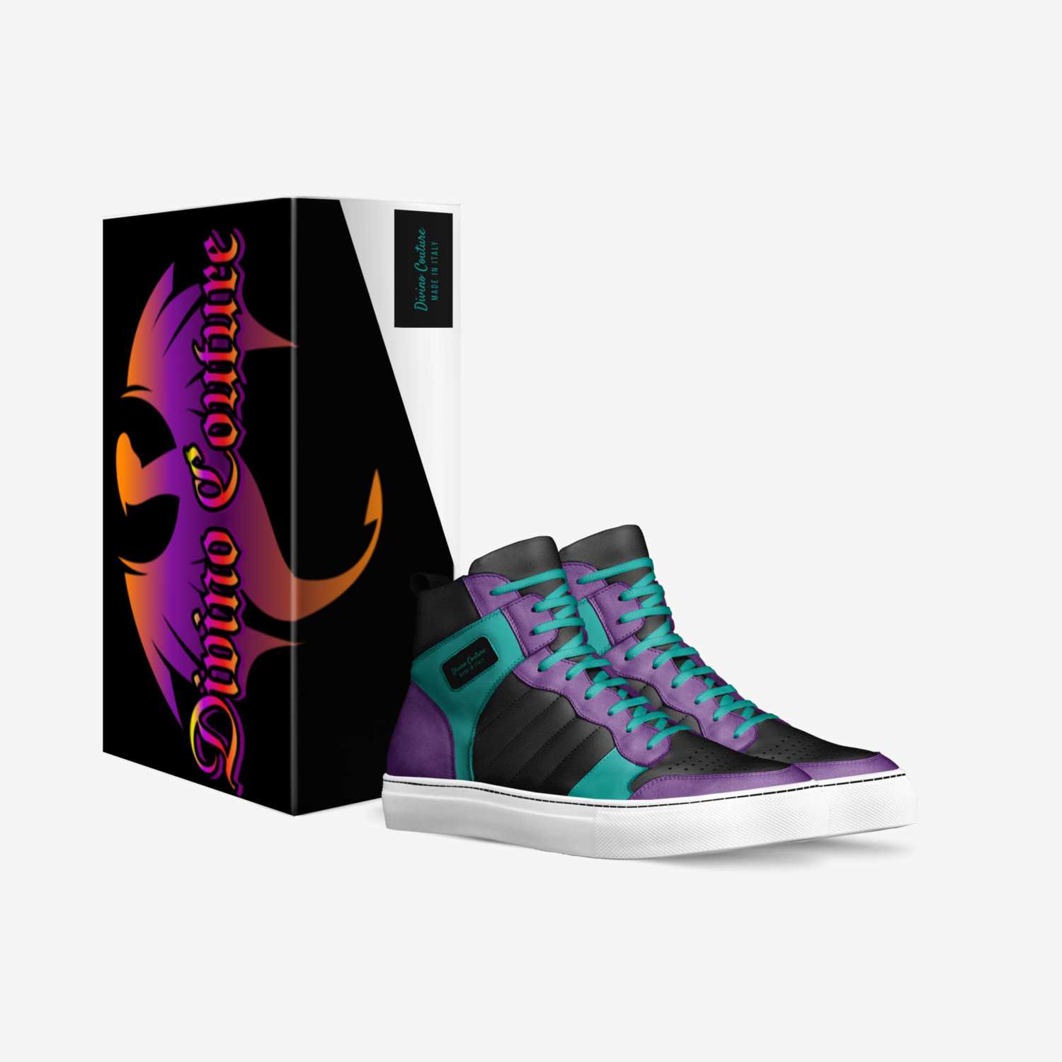Divino Couture custom made in Italy shoes by Donna Montanez | Box view