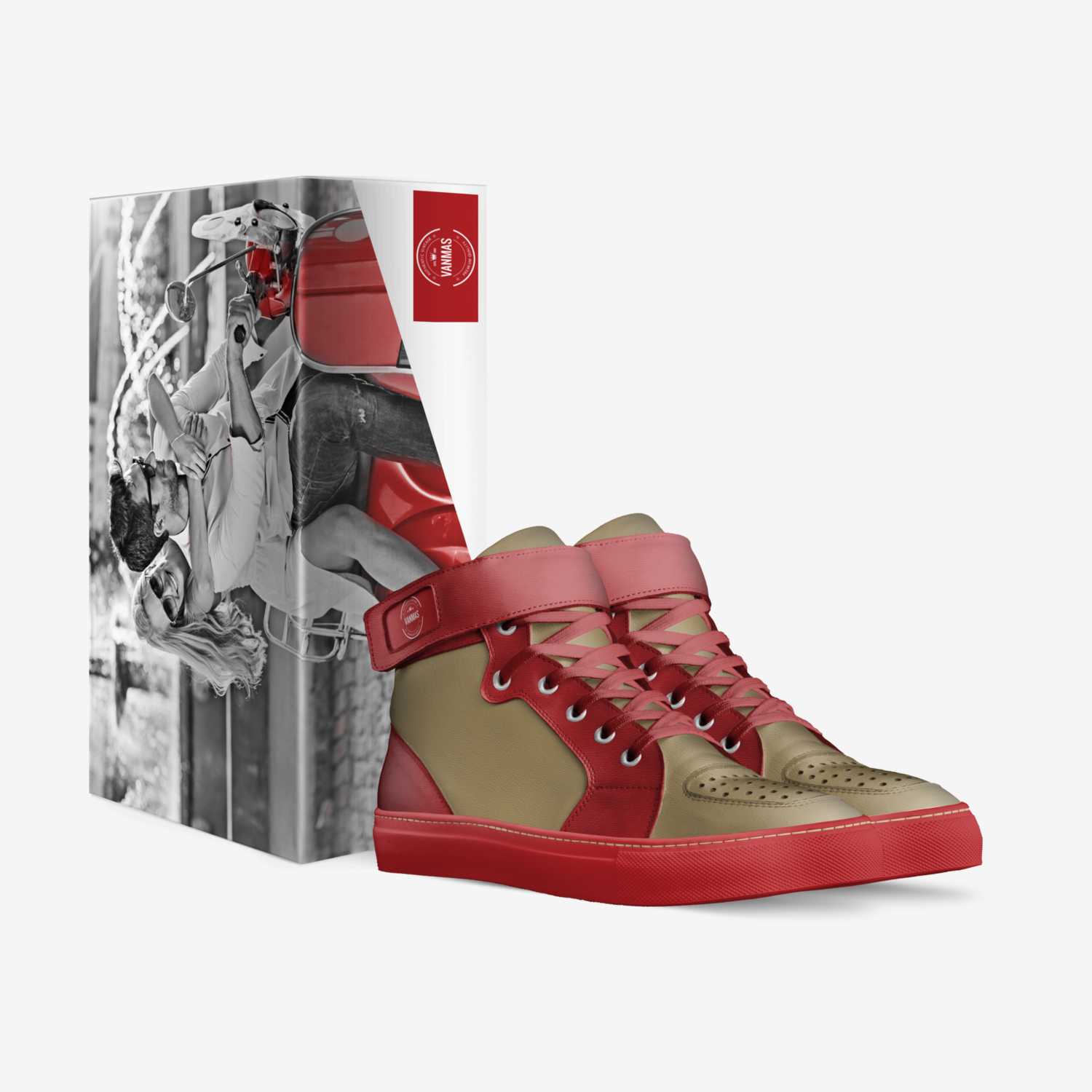 Vanmas custom made in Italy shoes by vangile Maseko | Box view