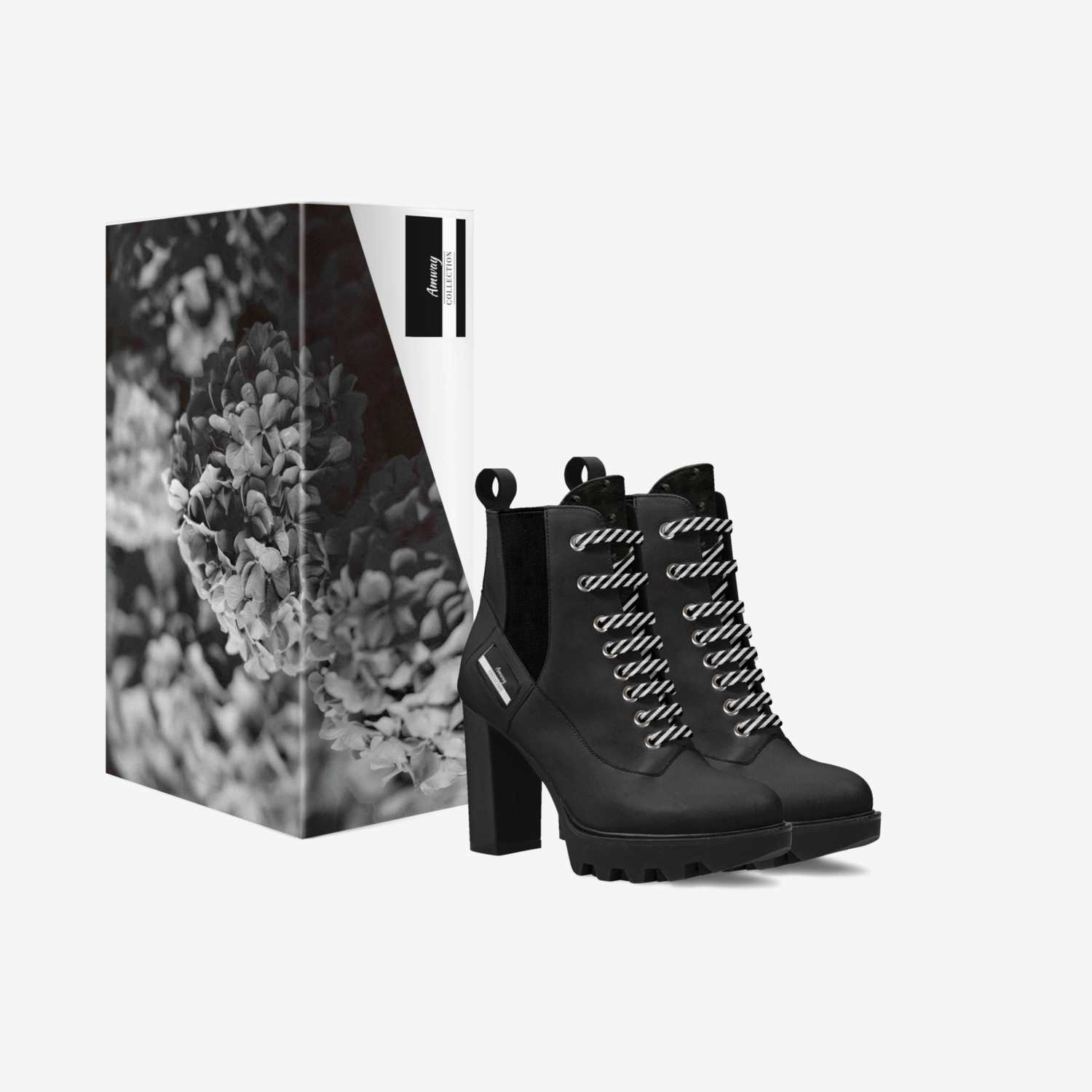 Amway custom made in Italy shoes by Ebony Williams | Box view
