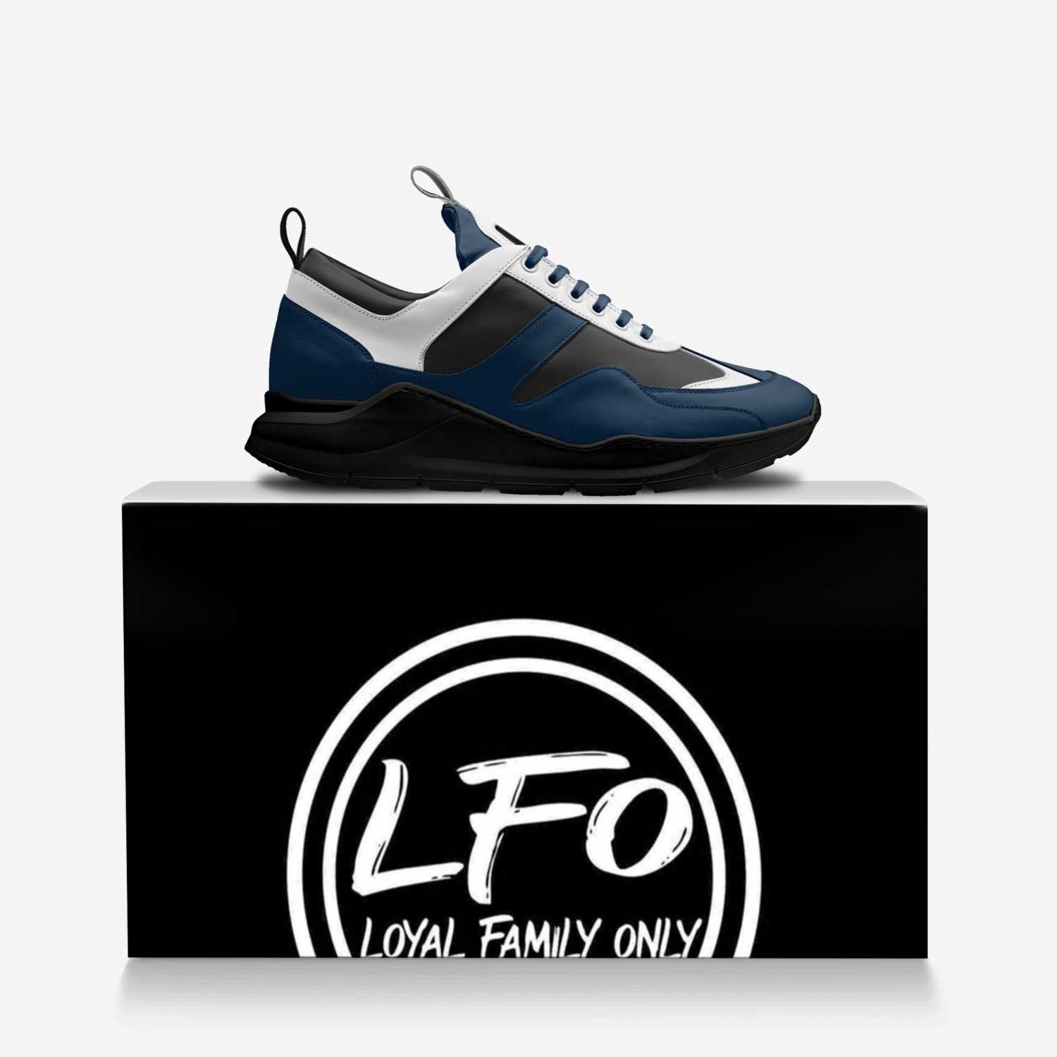 LFO Chellaz zooms custom made in Italy shoes by Lfo K.o | Over box view