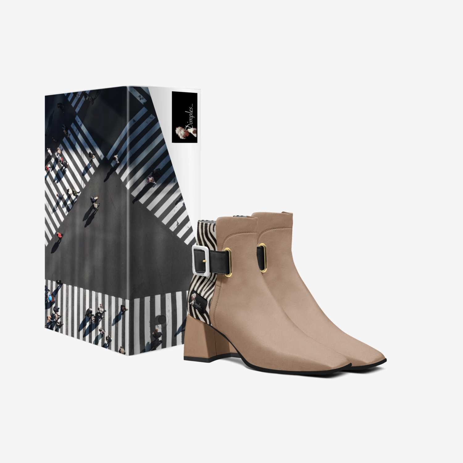 Dimples custom made in Italy shoes by Dimples Hogg | Box view