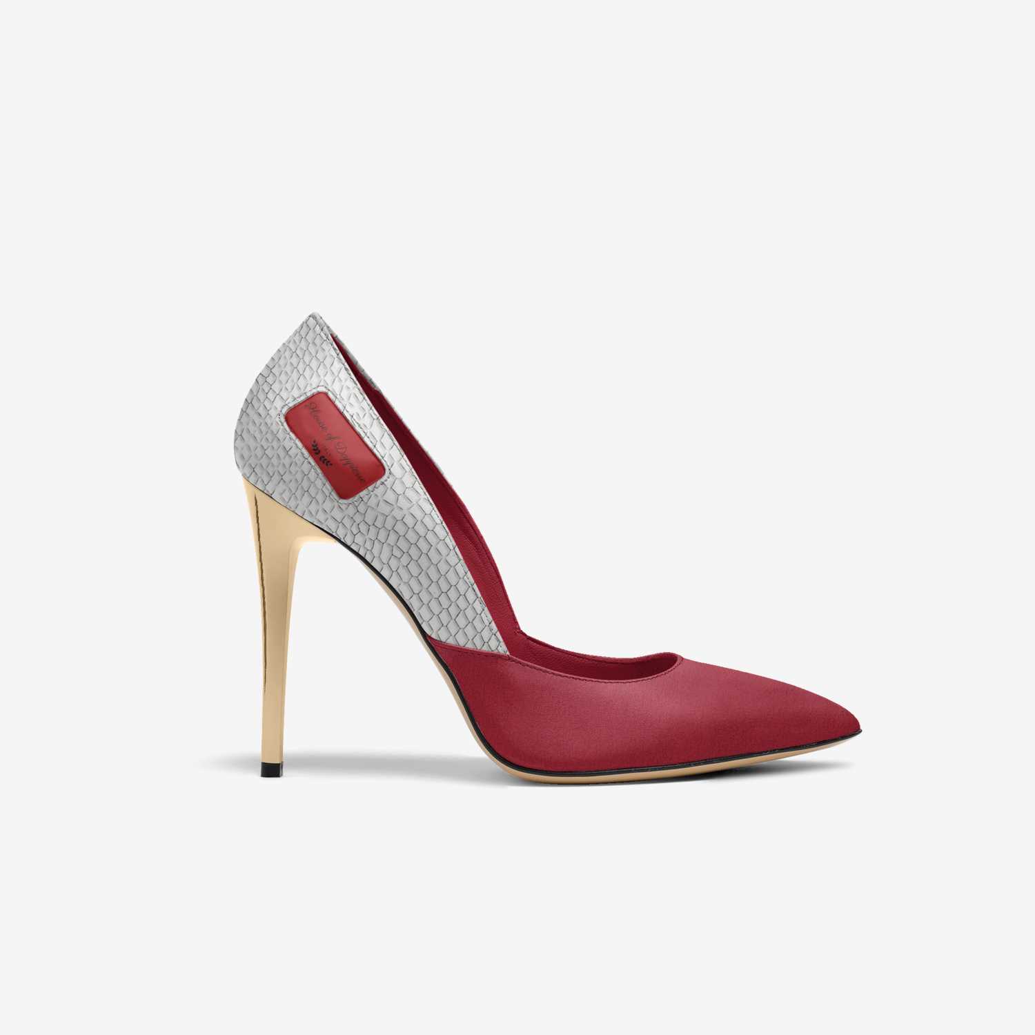 Luxe Rouge Quatre custom made in Italy shoes by Jonathan Ellison | Side view