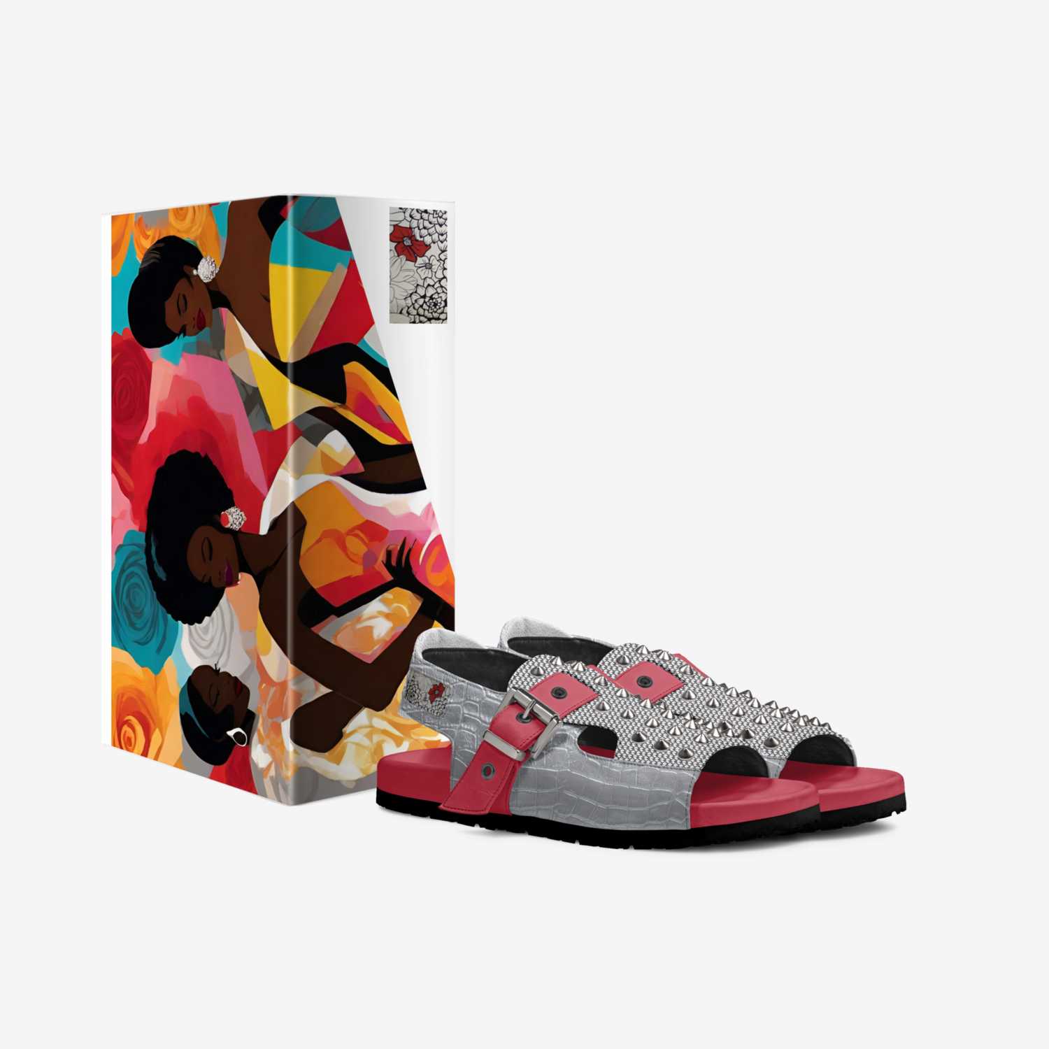Suumertime custom made in Italy shoes by Desiree Sims | Box view
