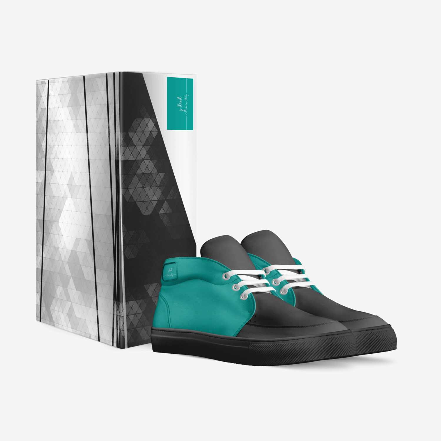 g street custom made in Italy shoes by Jerry Muhammad | Box view