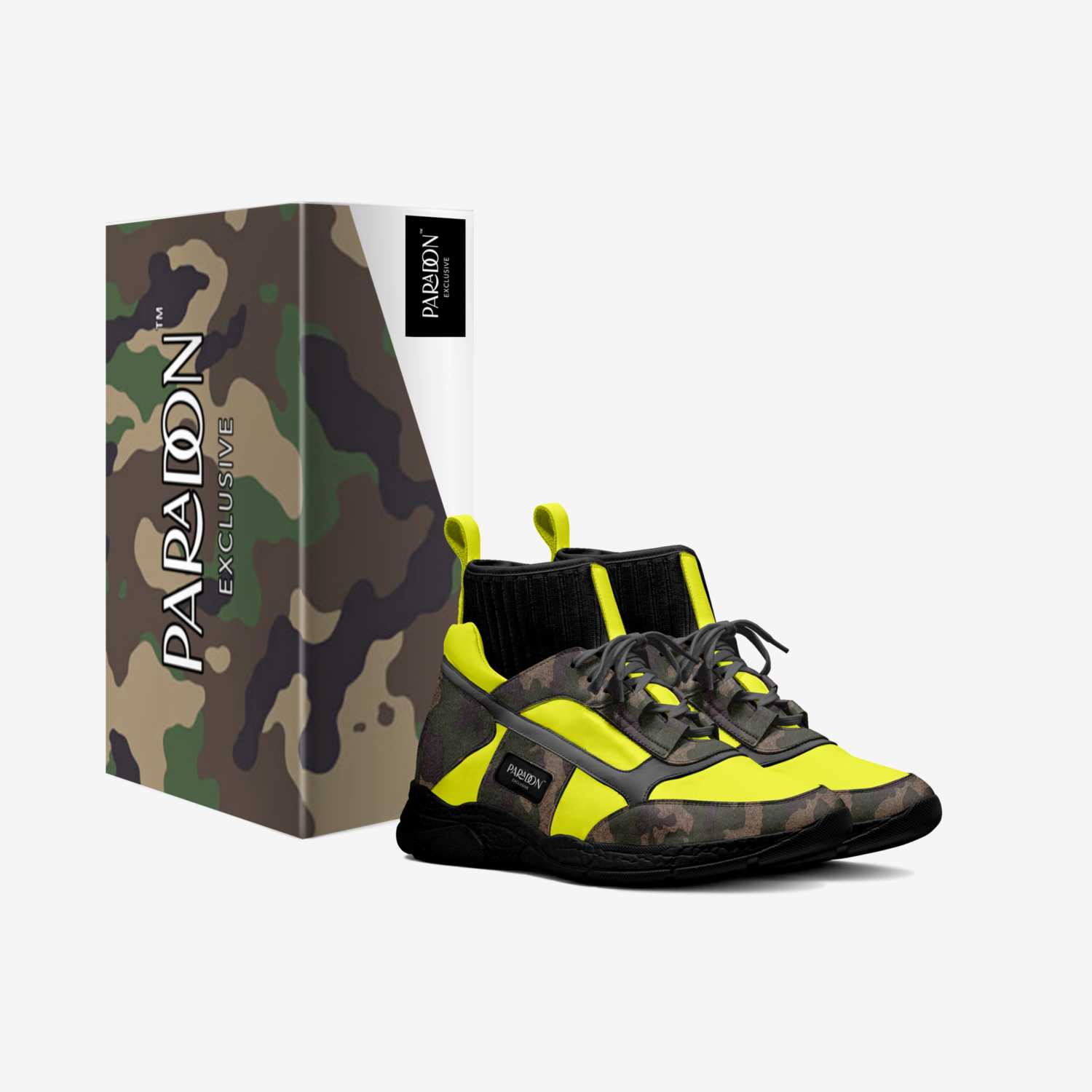 PARADON TRAUMA custom made in Italy shoes by Sean Waye | Box view
