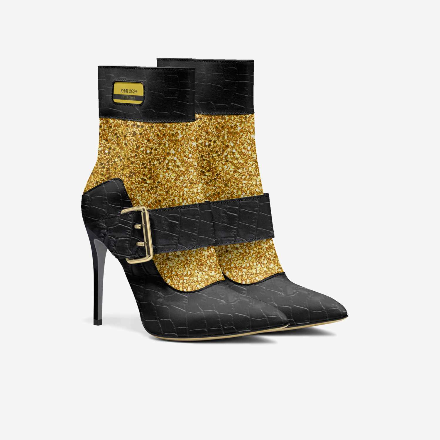 KAM 2024 custom made in Italy shoes by Aminata Kamara | Double view