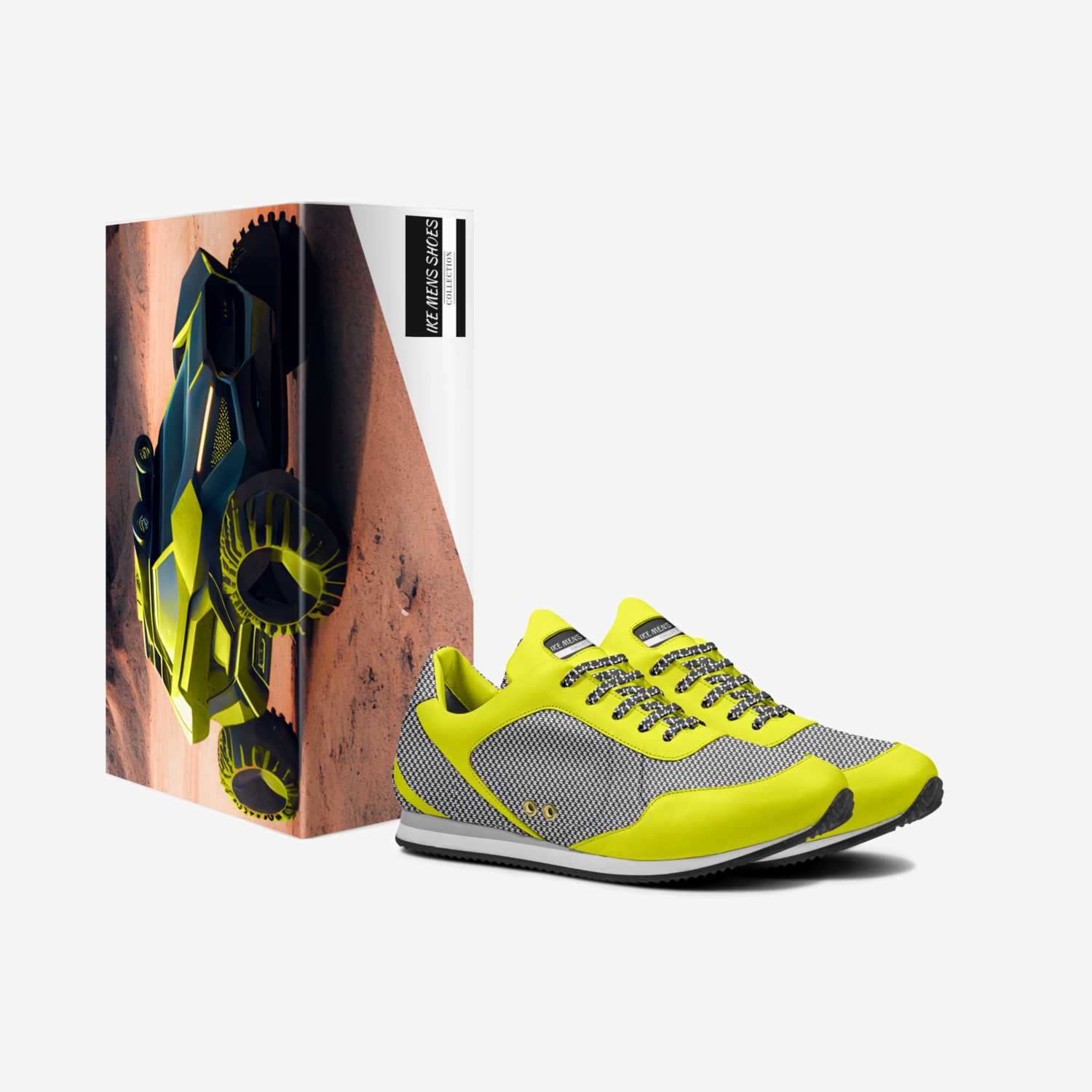 IKE MENS SHOES custom made in Italy shoes by Isaac A Mensah | Box view